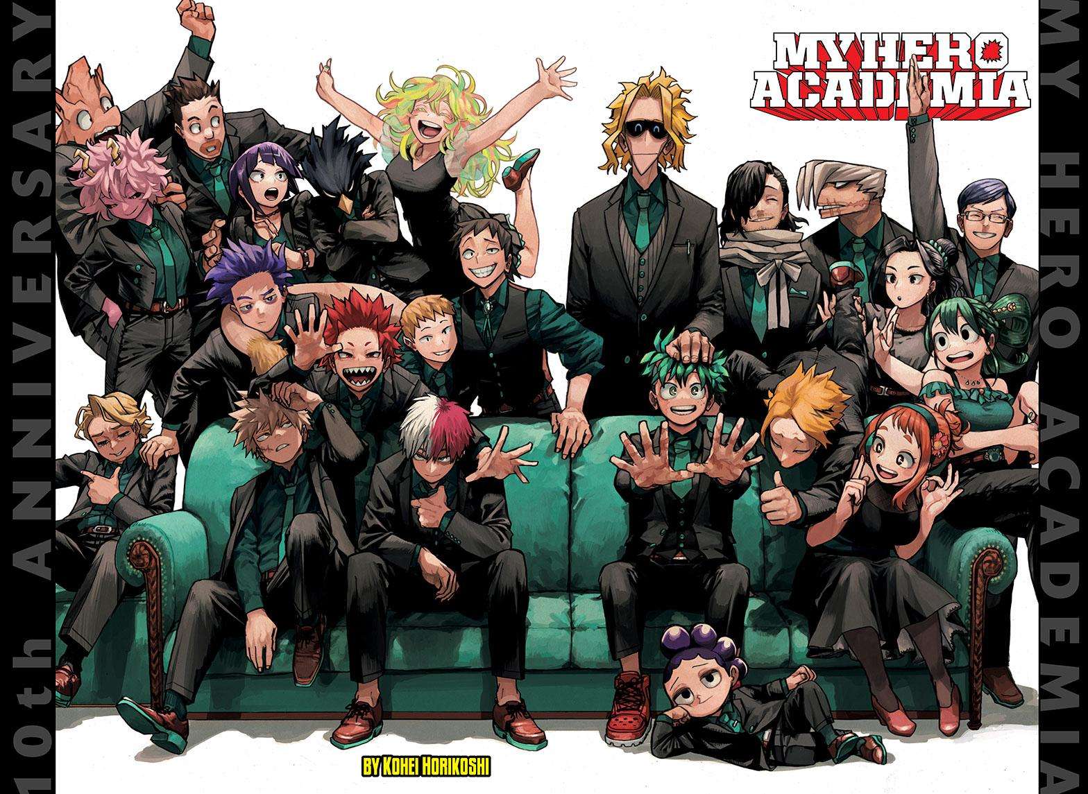 Oceaniz Hero Academia Great Art From Start To Finish. Keeping A Style Like This Up For 10 Years Of *weekly* Publication Is Genuinely Very Impressive. 2 10