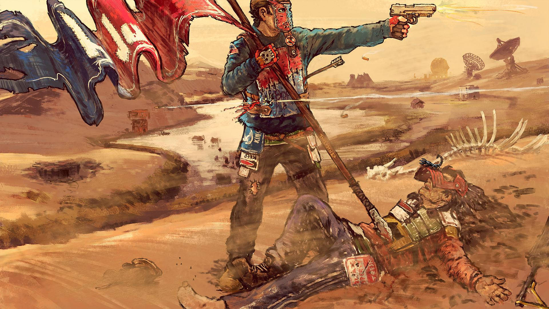 Download free Intense Rust Fight Art Wallpaper