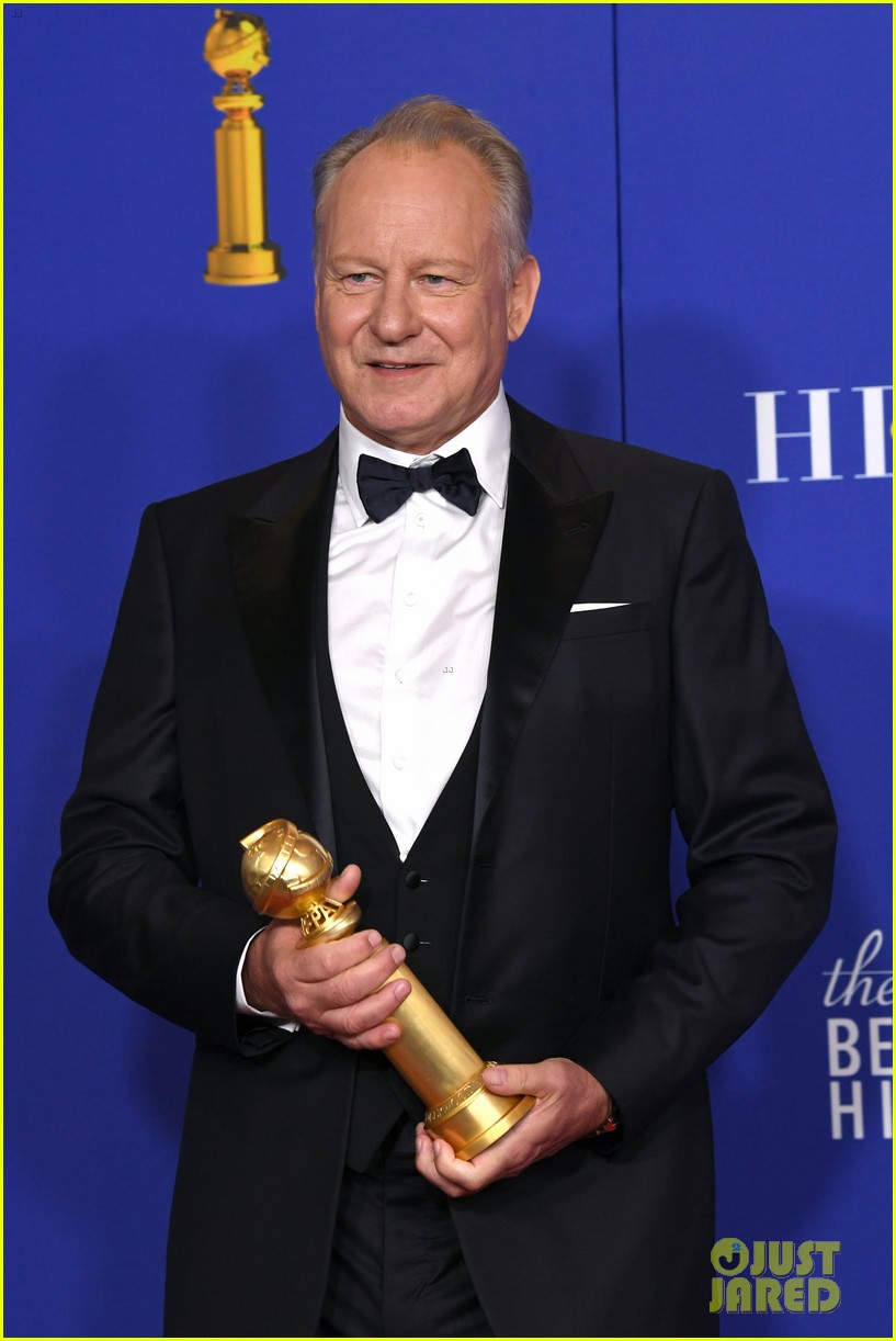 Stellan Skarsgard References Colin Farrell's Eyebrows in Hilarious Golden Globes 2020 Acceptance Speech: Photo 4410445 Golden Globes, Golden Globes, Stellan Skarsgard Photo. Just Jared: Entertainment News