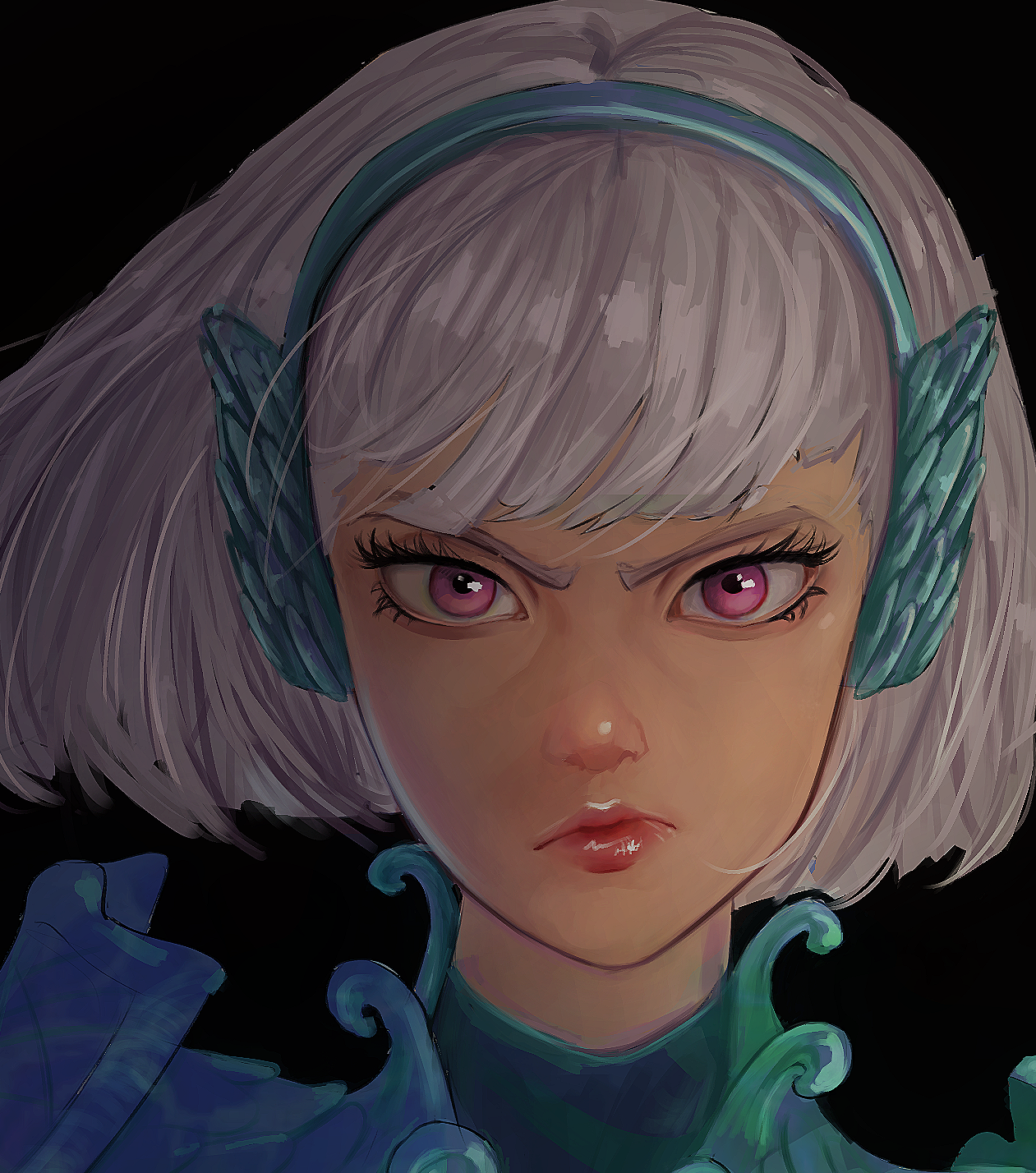 I finished it, Noelle Silva short haired