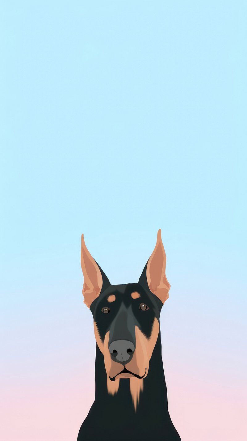 Doberman Dog Image Wallpaper