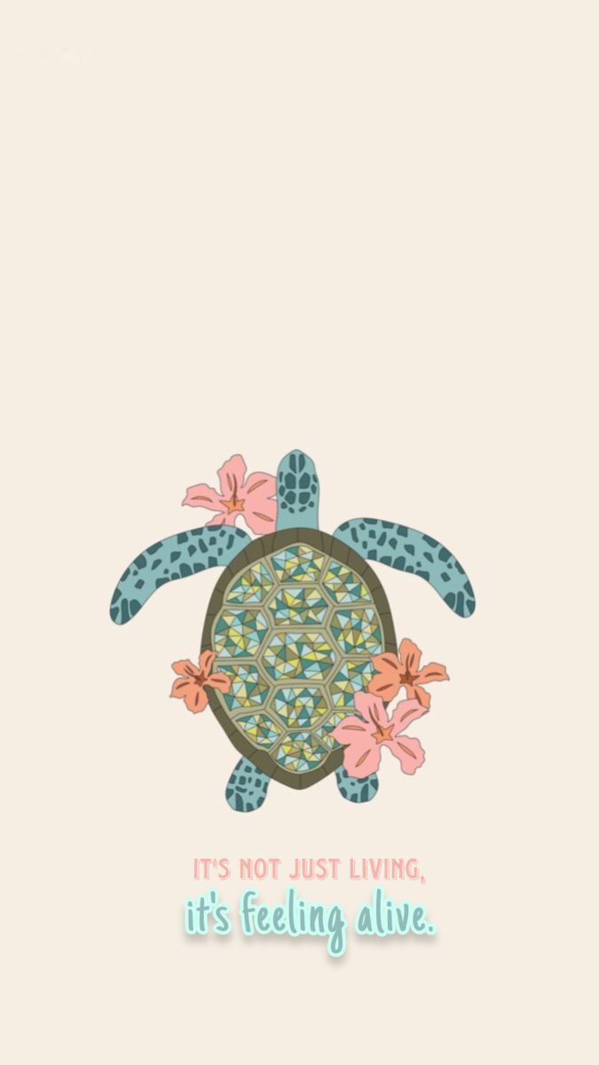 Summer. Turtle wallpaper, iPhone wallpaper preppy, Wallpaper iphone summer
