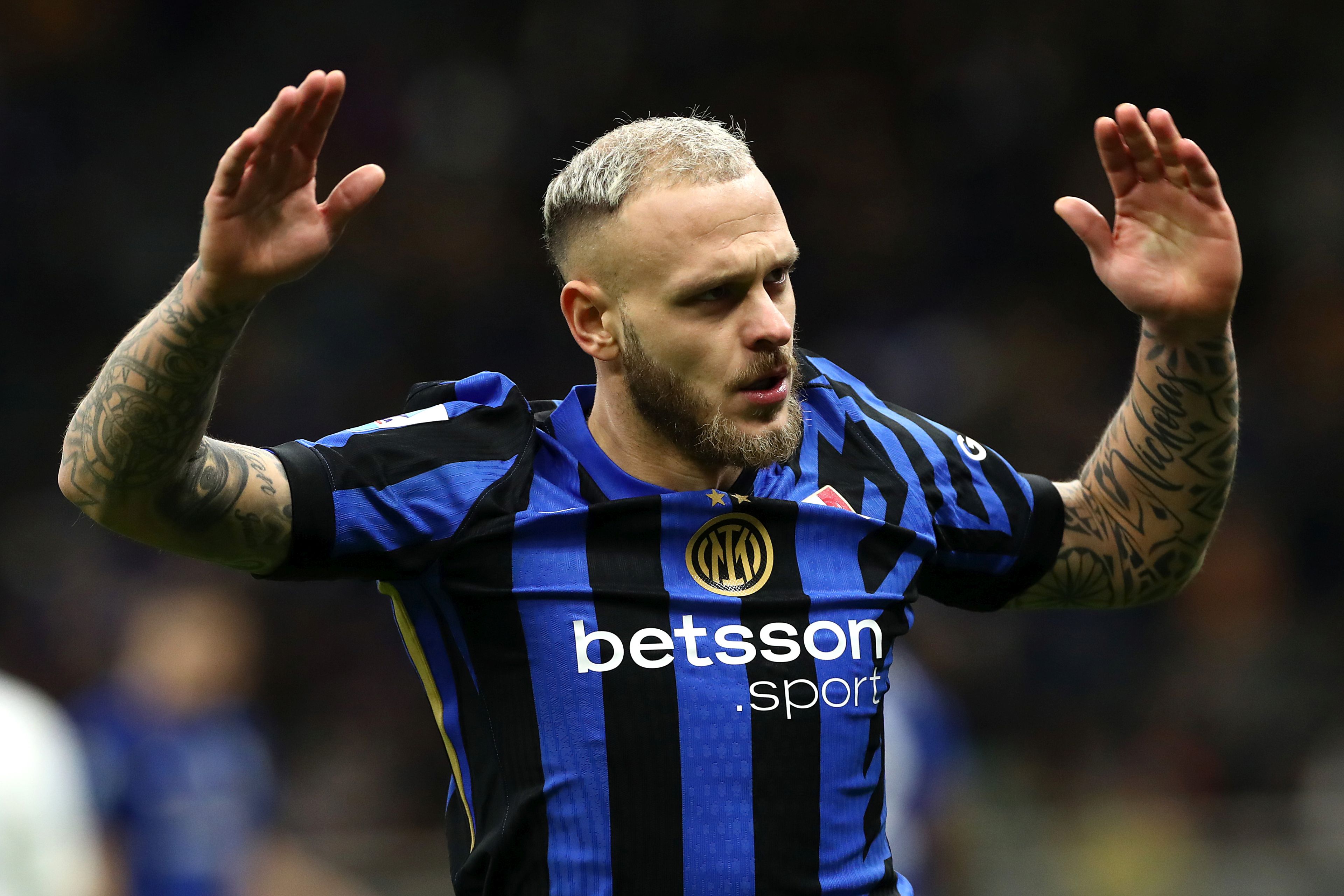 Inter boss Inzaghi to play Bastoni as wingback amid Dimarco injury