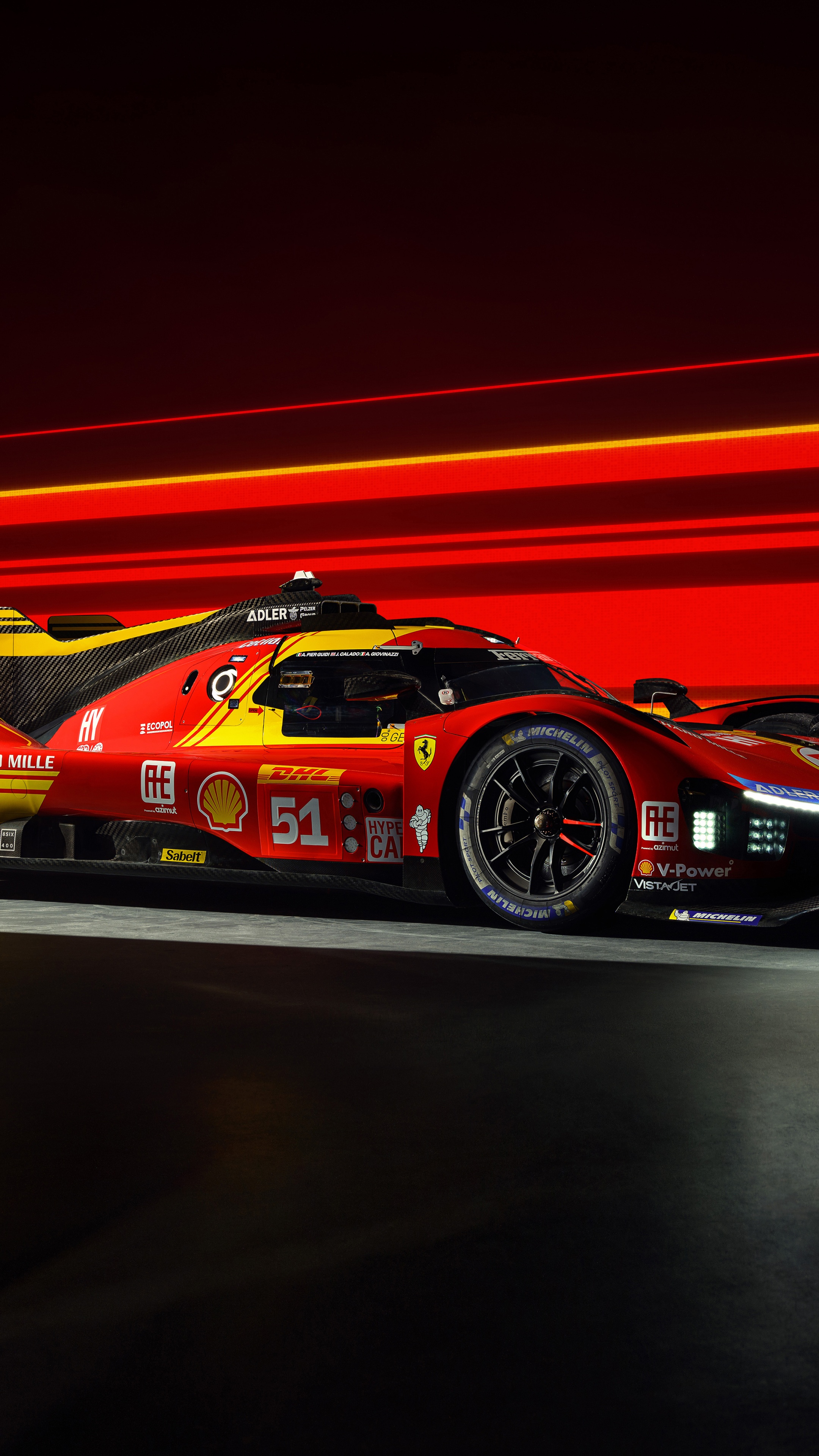 Ferrari 499P Wallpaper 4K, 8K, Dark aesthetic, 5K