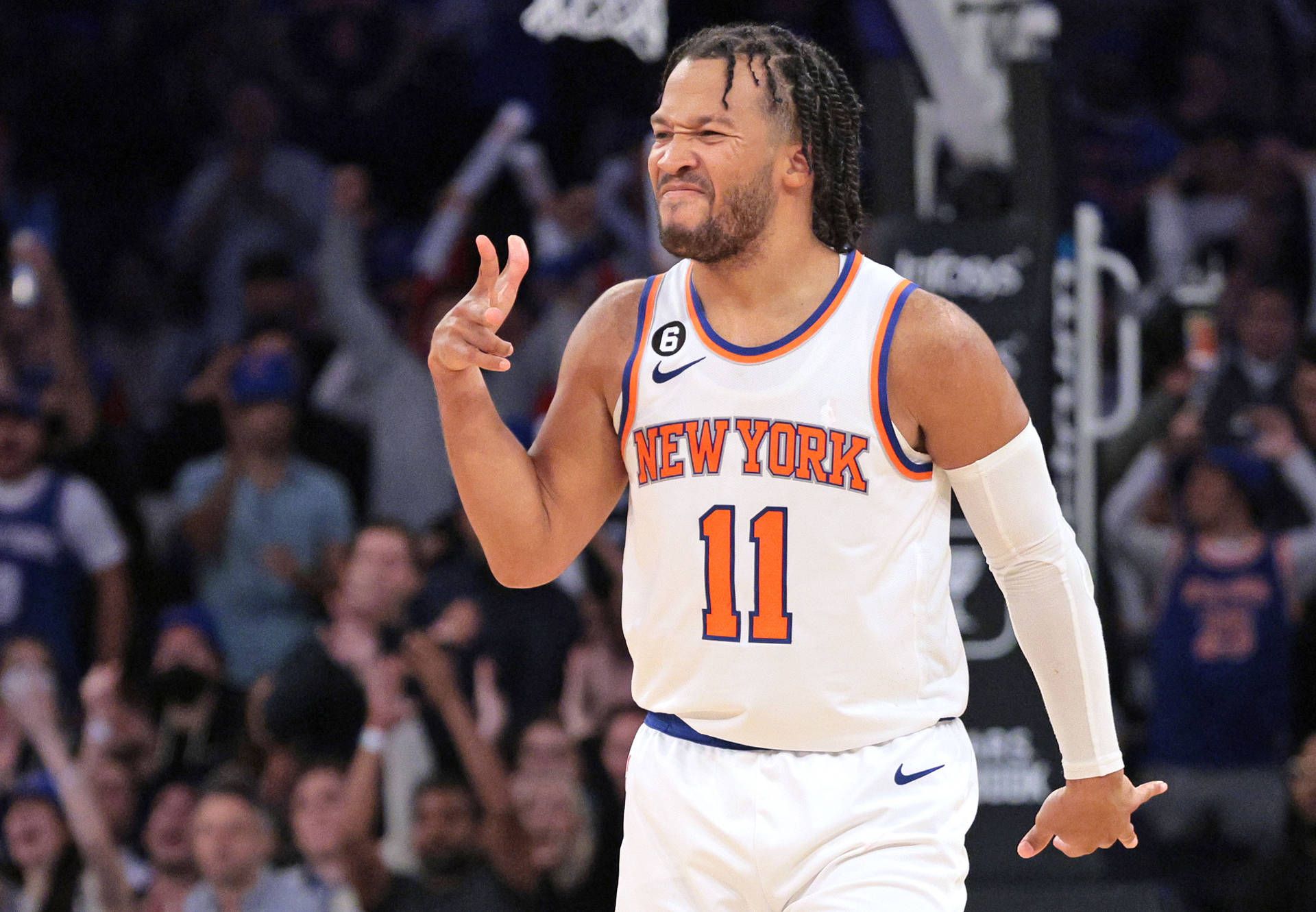 Jalen Brunson New York Knicks 4K Ultra HD NBA Wallpaper