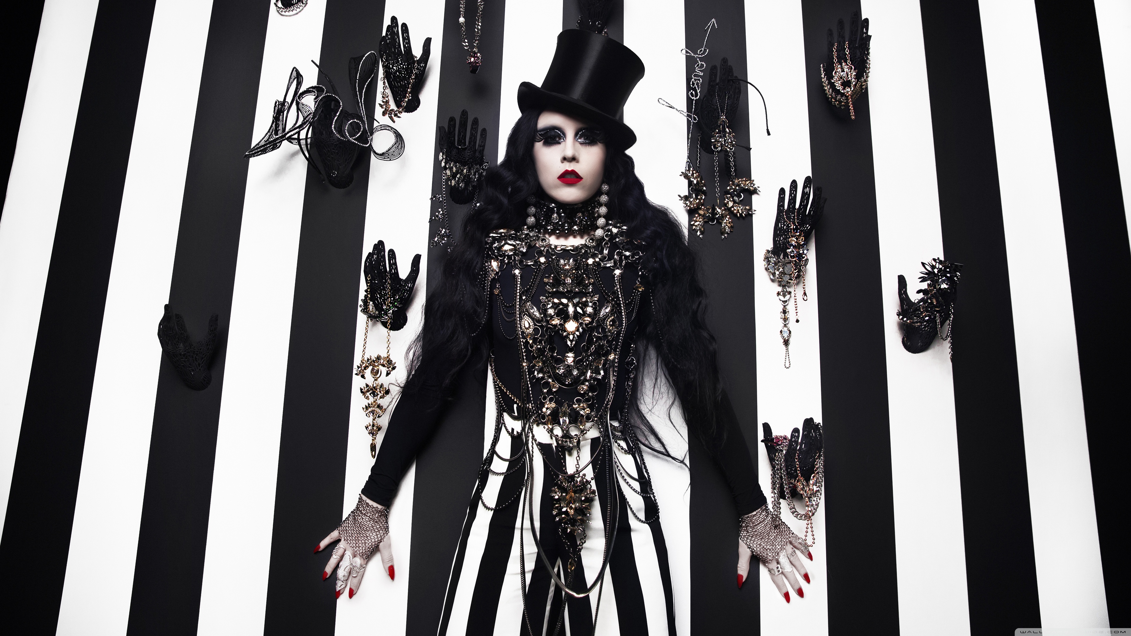 Gothic Model Fashion Style 4K UHD Wallpaper for UltraHD Desktop and TV, Widescreen and UltraWide Display, Dual Monitor, Smartphone and Tablet Devices