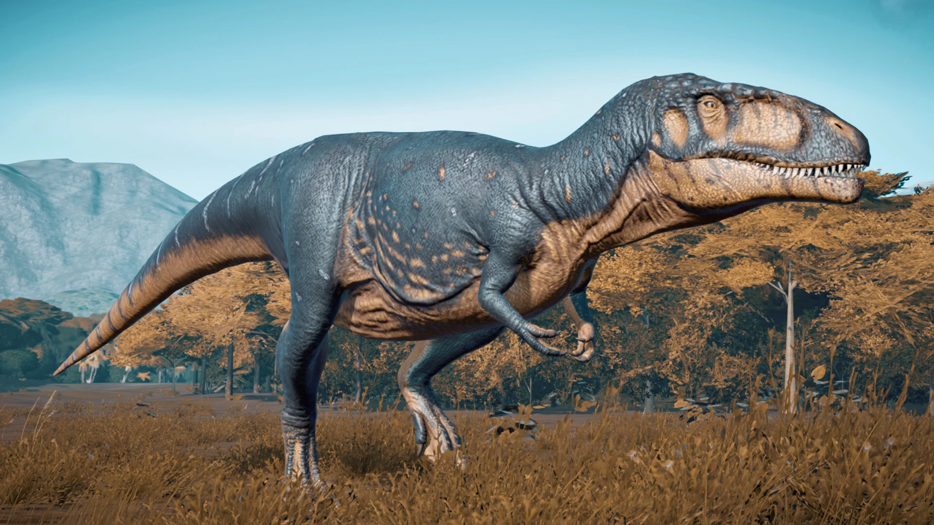 Scientific accurate Carcharodontosaurus at Jurassic World Evolution Nexus and community