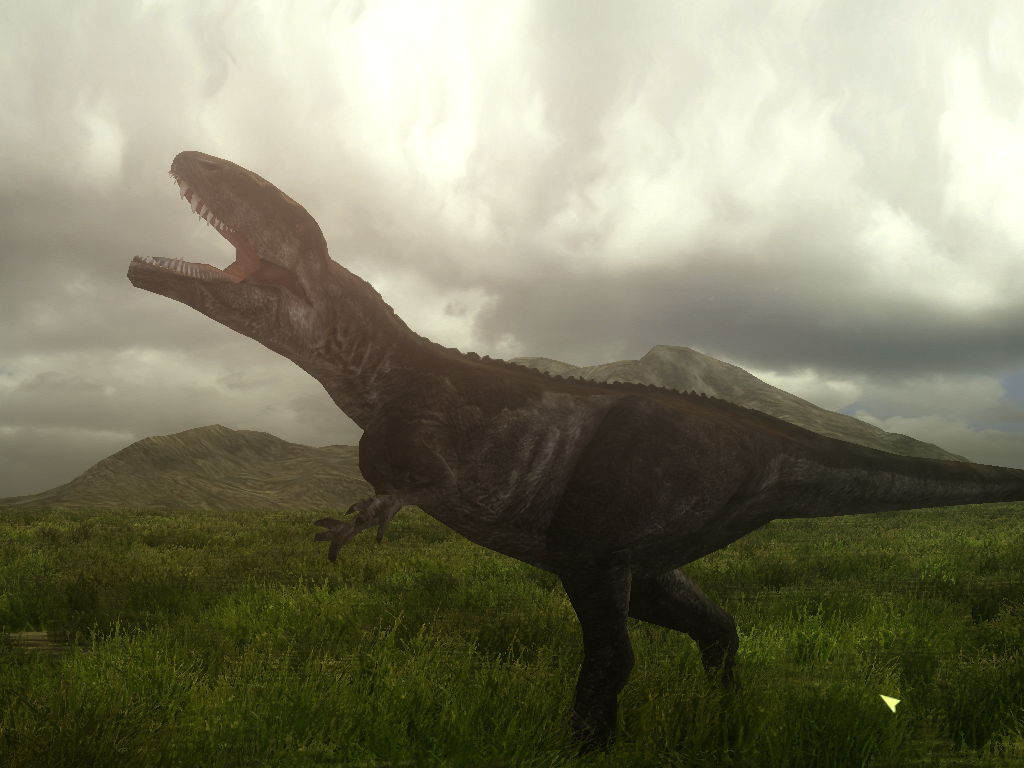 Ingame Carcharodontosaurus image: The Original One mod for Jurassic Park: Operation Genesis