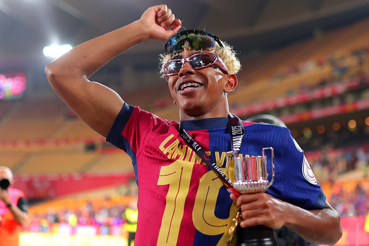 Lamine Yamal under fire for casual gesture to King of Spain during celebrations