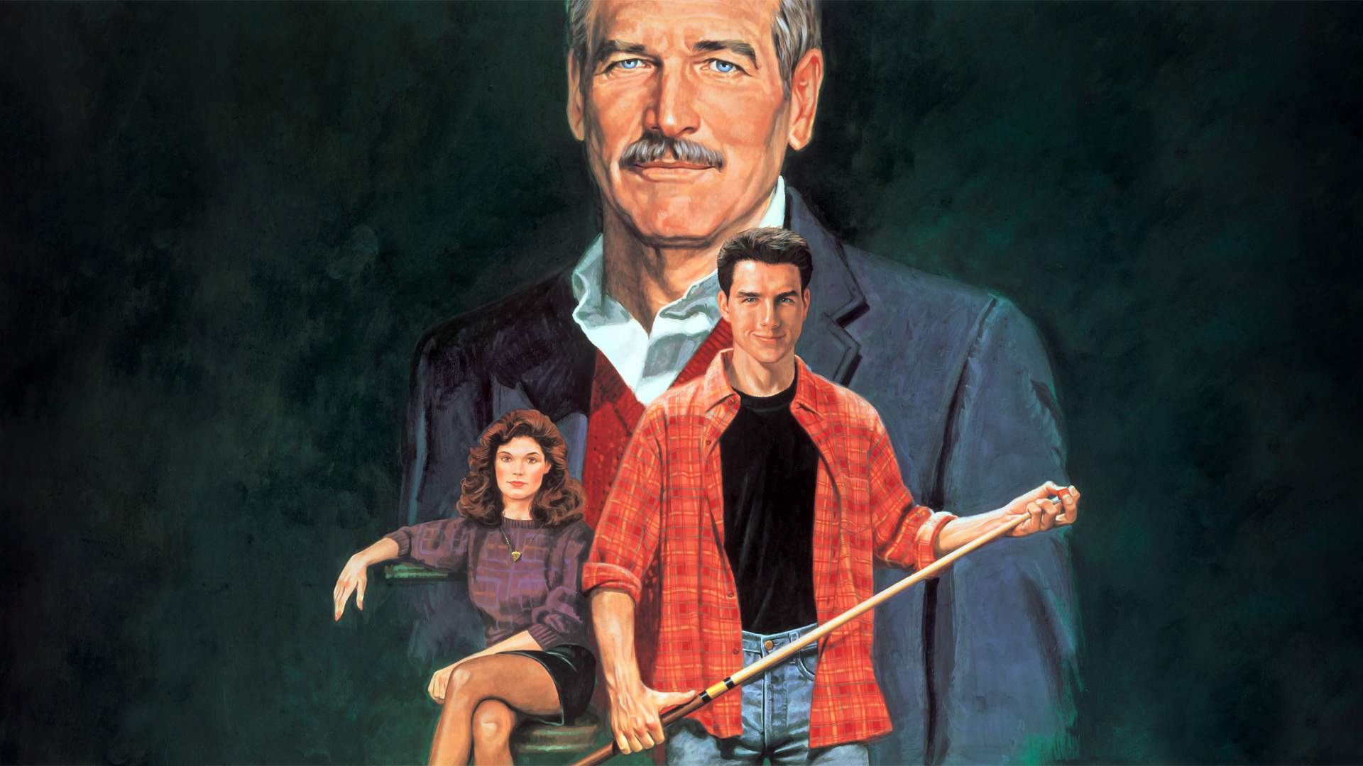 Download Mary Elizabeth Mastrantonio Paul Newman Tom Cruise Movie The Color Of Money HD Wallpaper