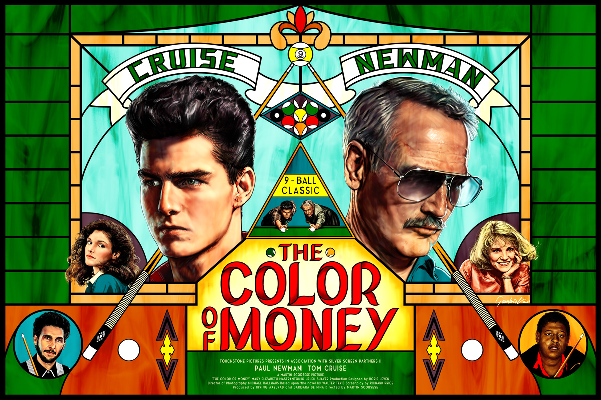 The Color Of Money. Poster By Mike Gambriel