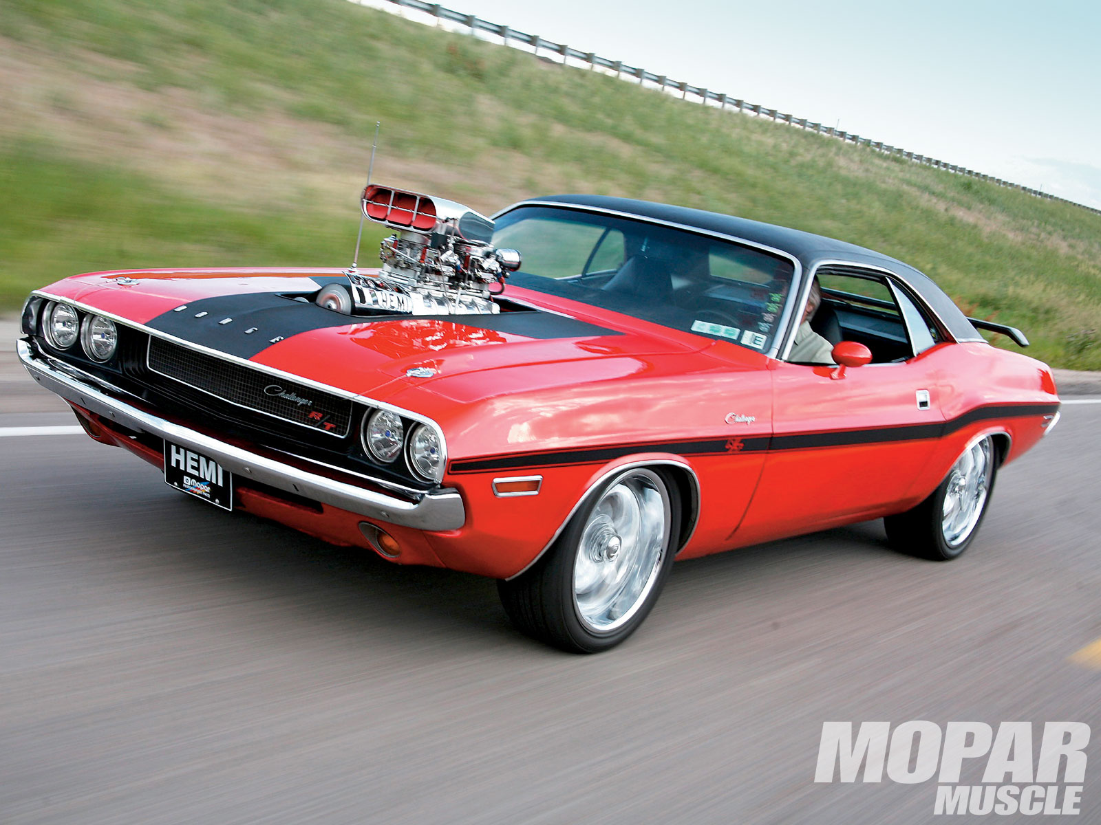 Dodge Challenger R T 71 Weiand Dyer's Supercharger Muscle Magazine
