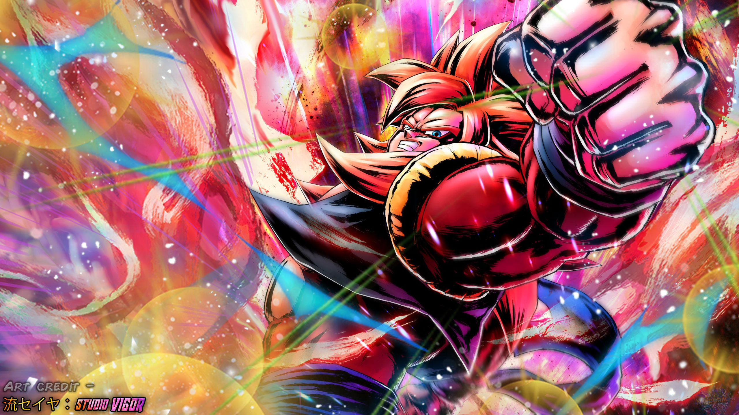 Ok, So I Turned Gogeta Into A 2K Resolution PC Wallpaper Legends Style By 流セイヤ：studio VIGOR