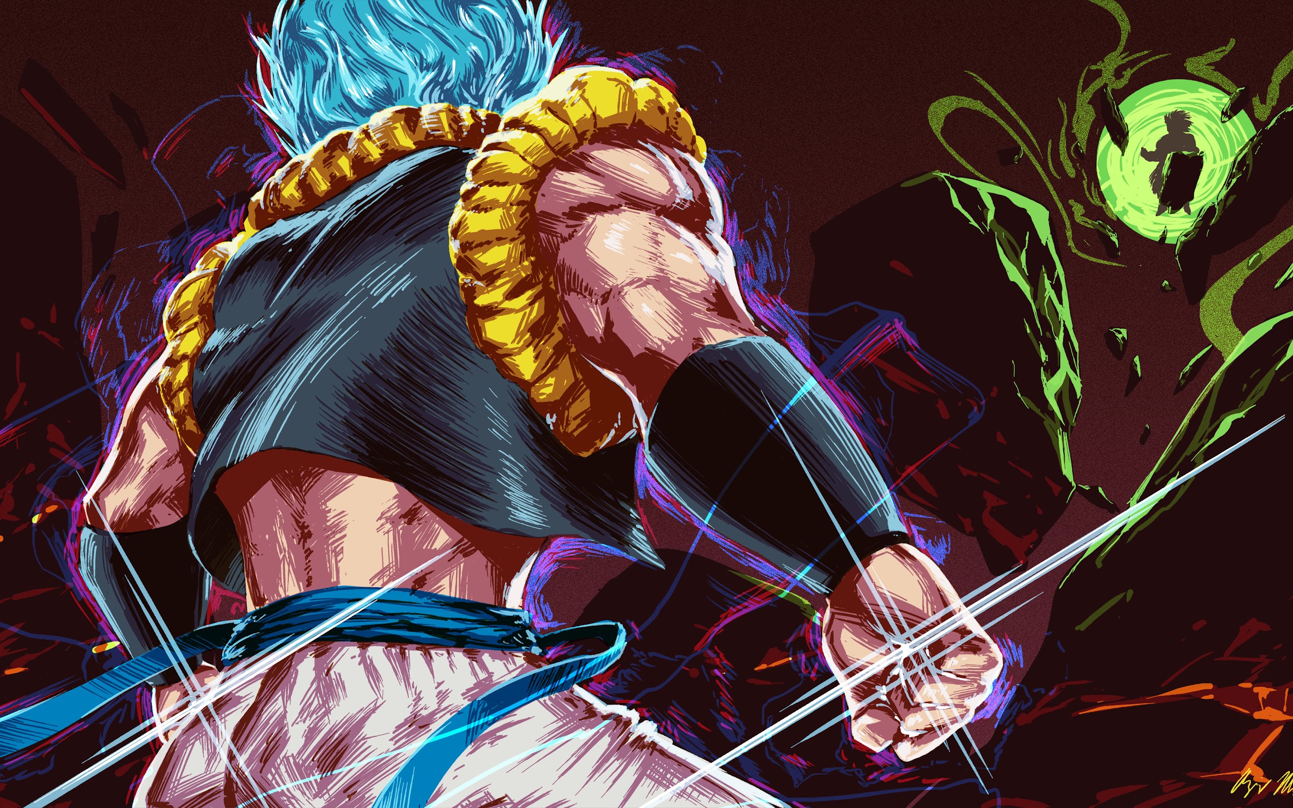 Gogeta Super Saiyan Blue Dragon Ball Super: Broly 4K Wallpaper