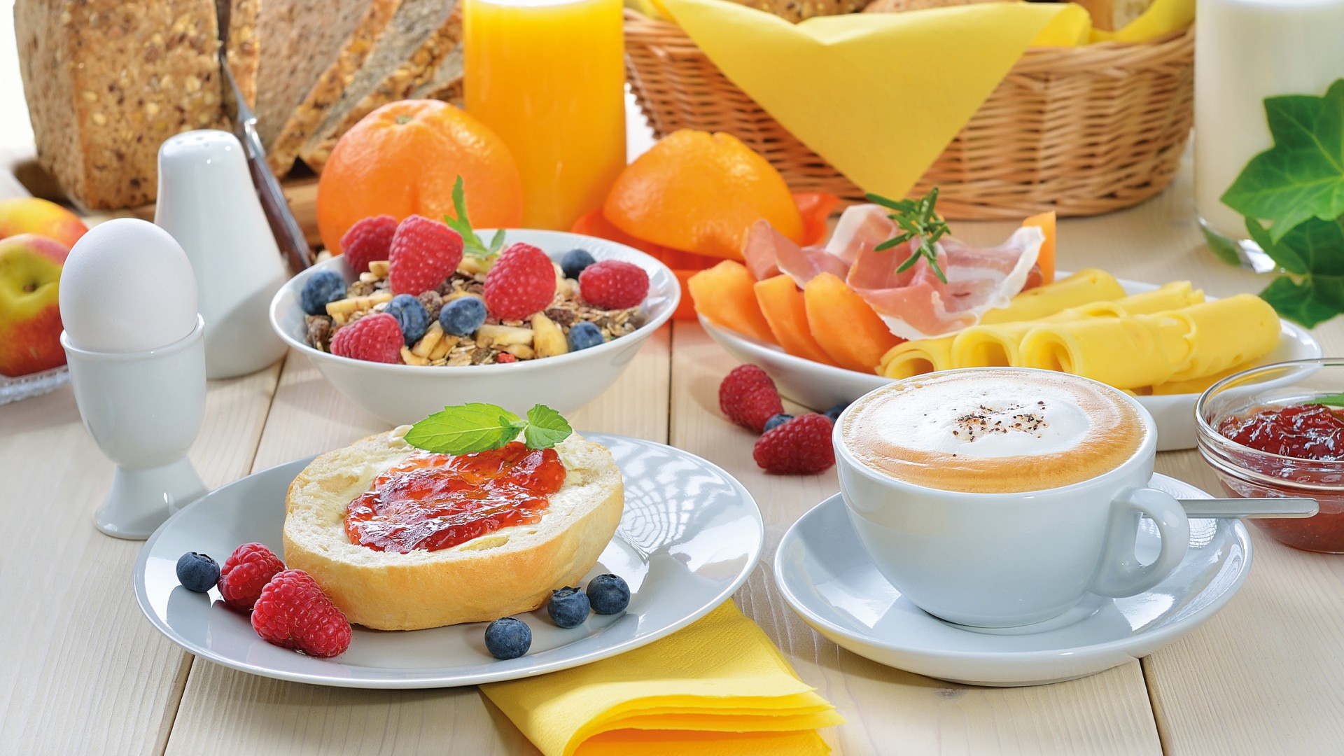 Summer breakfast Desktop wallpaper 1920x1080
