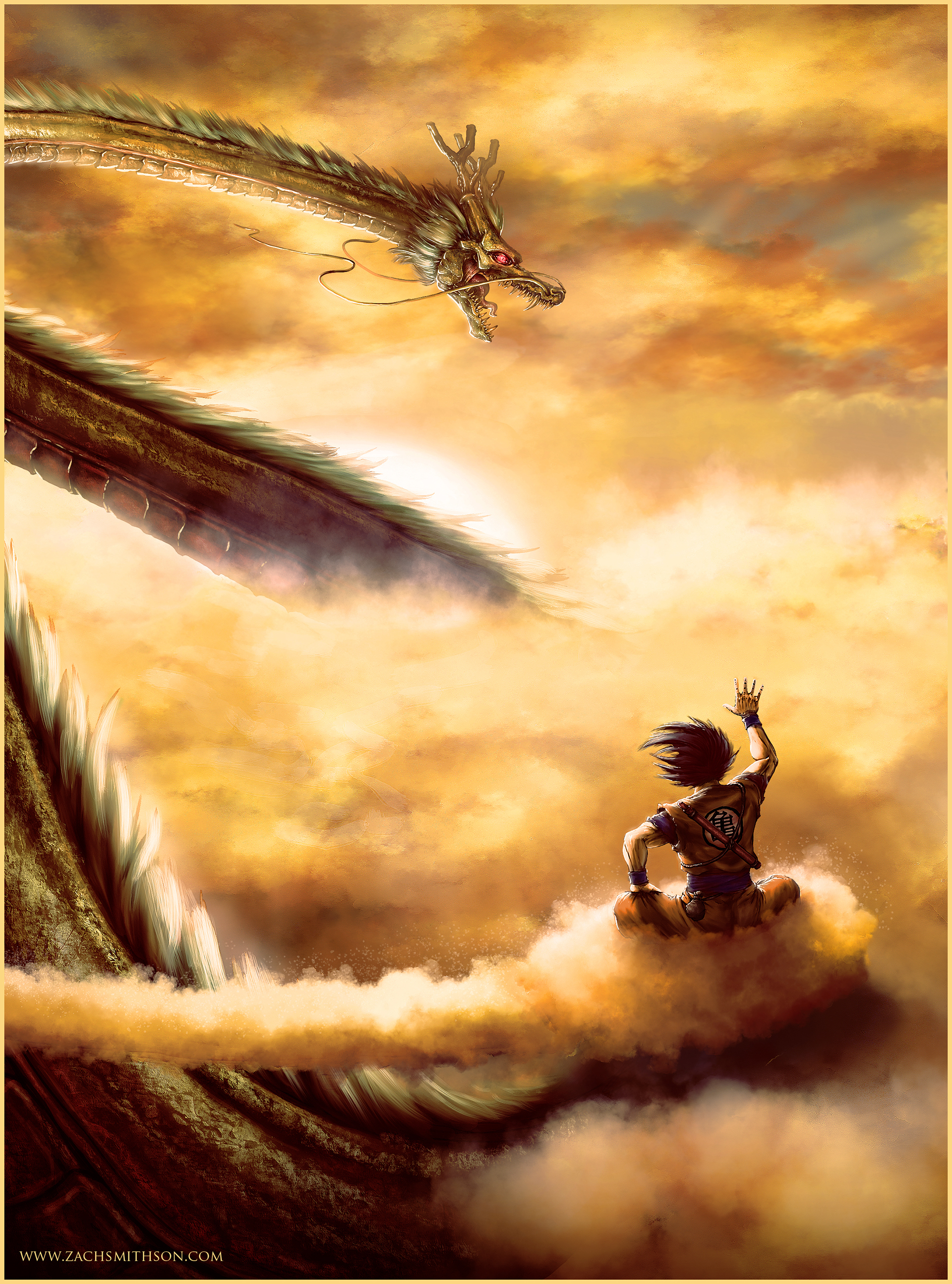 Good Morning Shenron. Image - Behance
