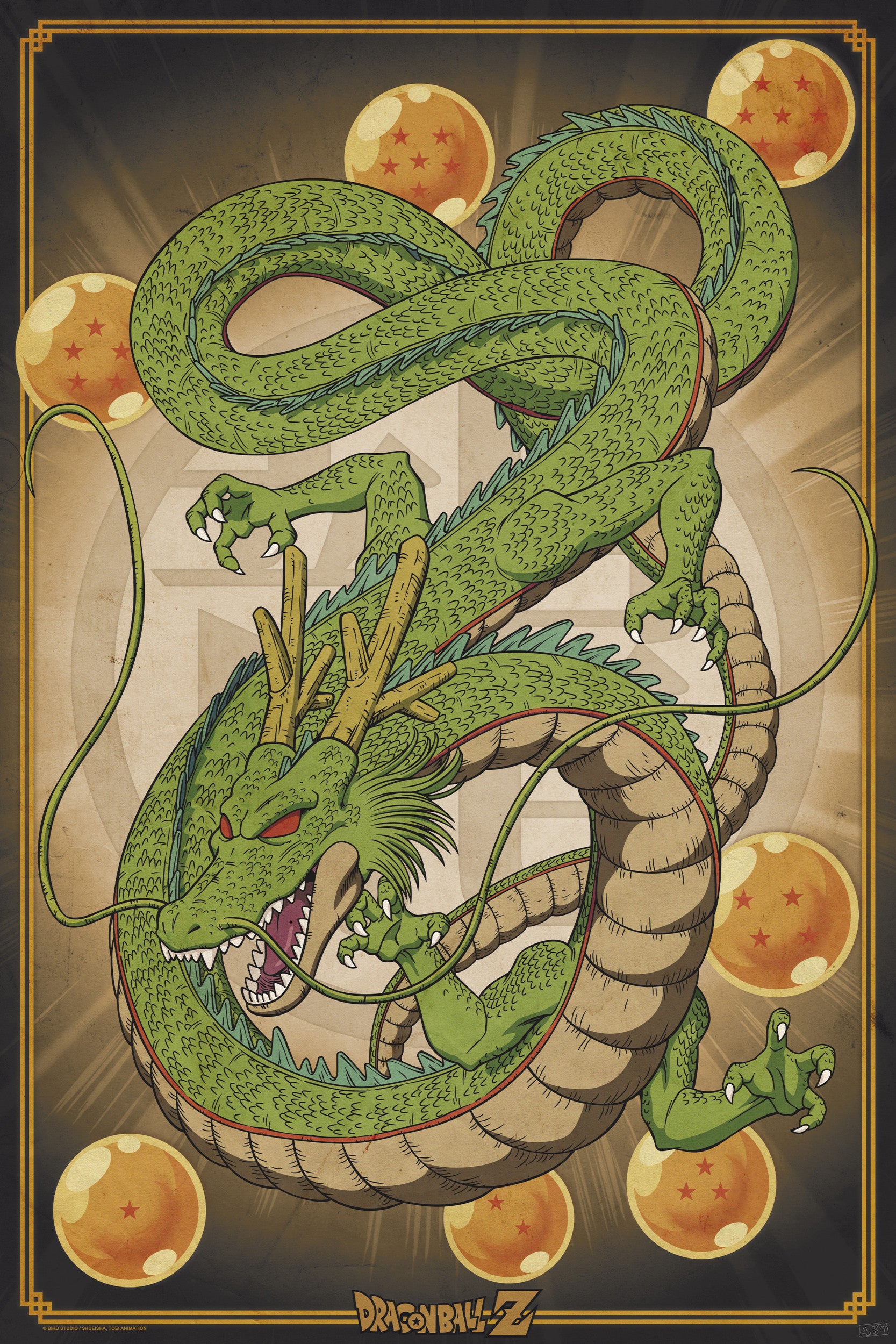 Poster Dragon Ball Shenron 61x91, 5cm