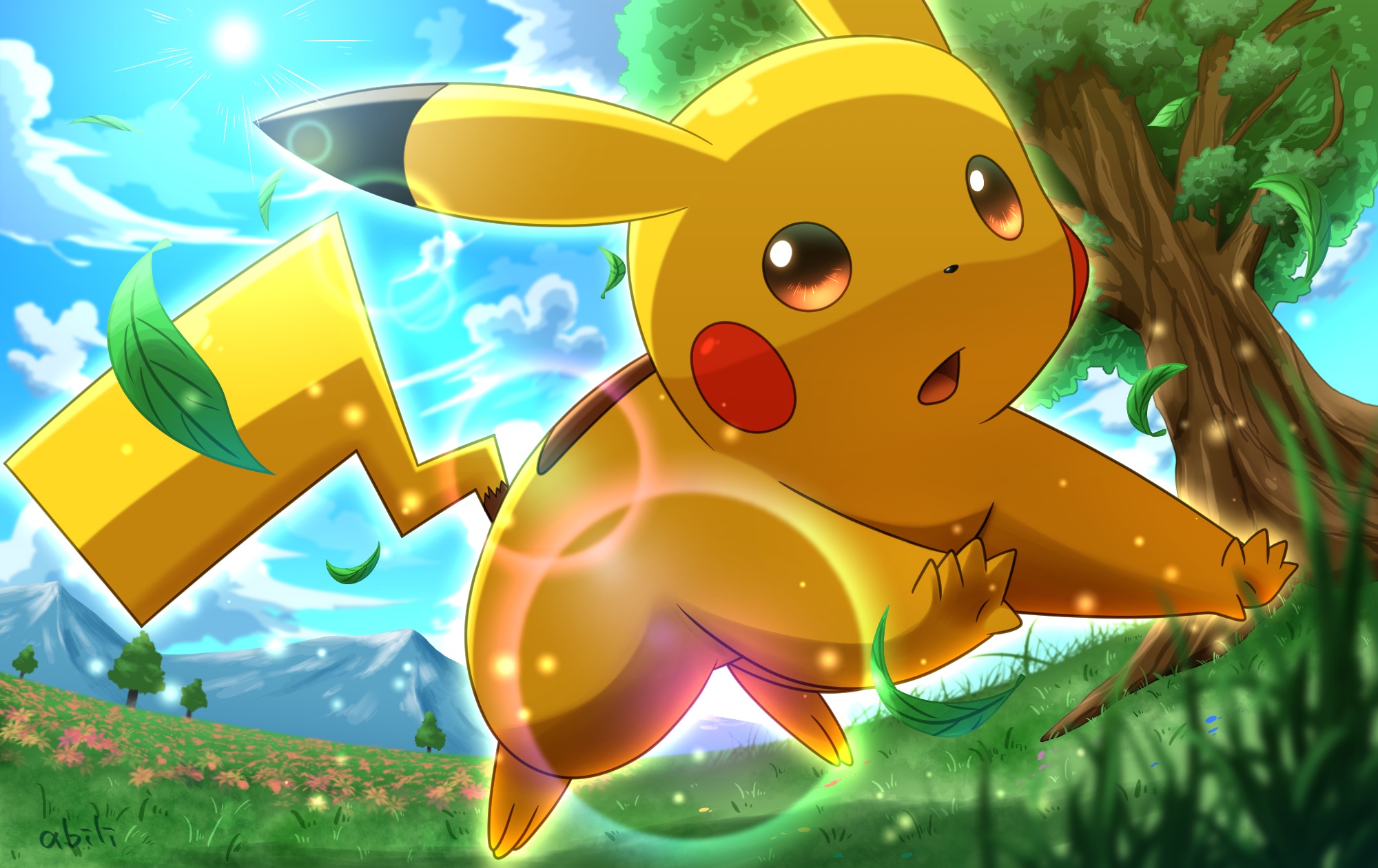 Download Pikachu Anime Pokemon HD Wallpaper
