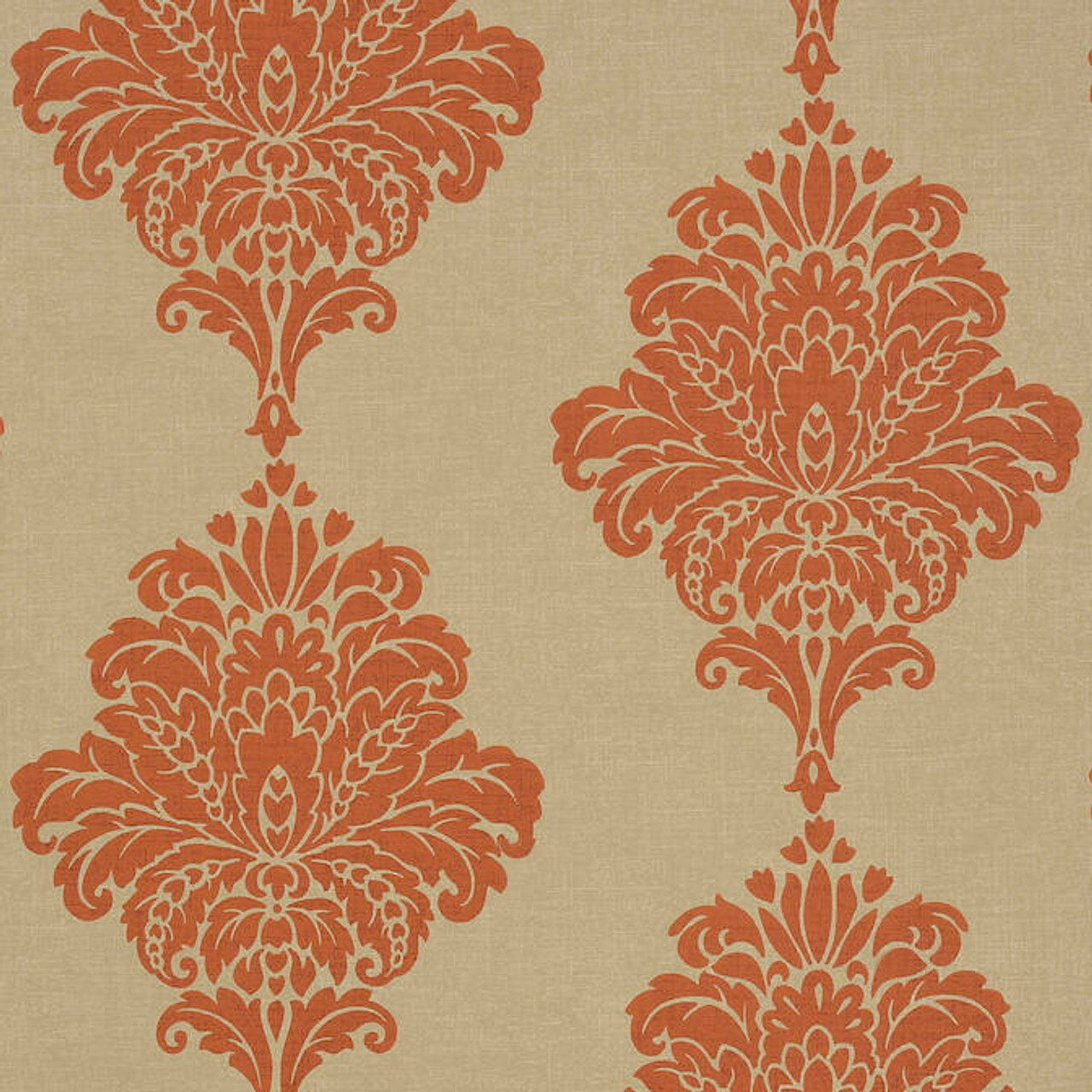 Arturo Damask Orange T13013