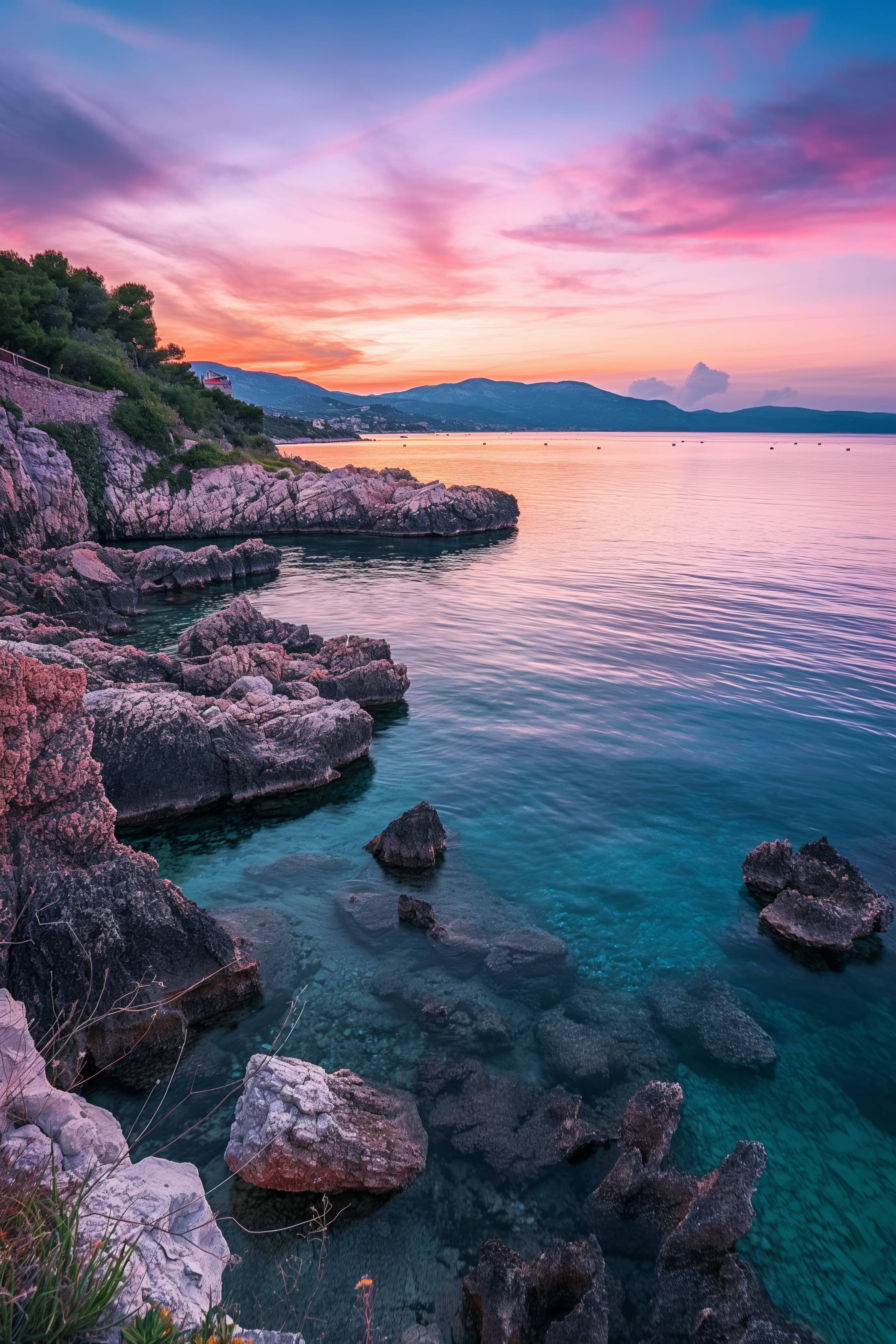 Beautiful Mediterranean Coast. Free Summer Image