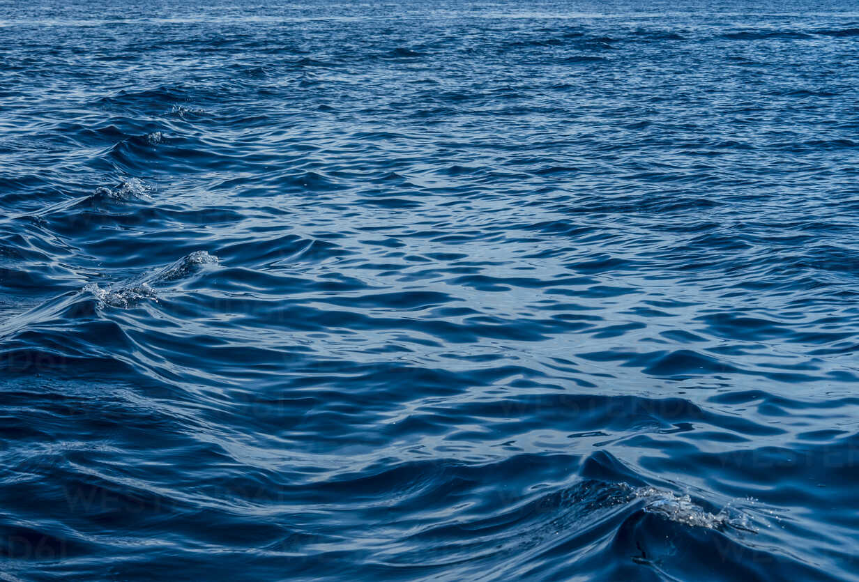 Mediterranean Sea, water surface and waves