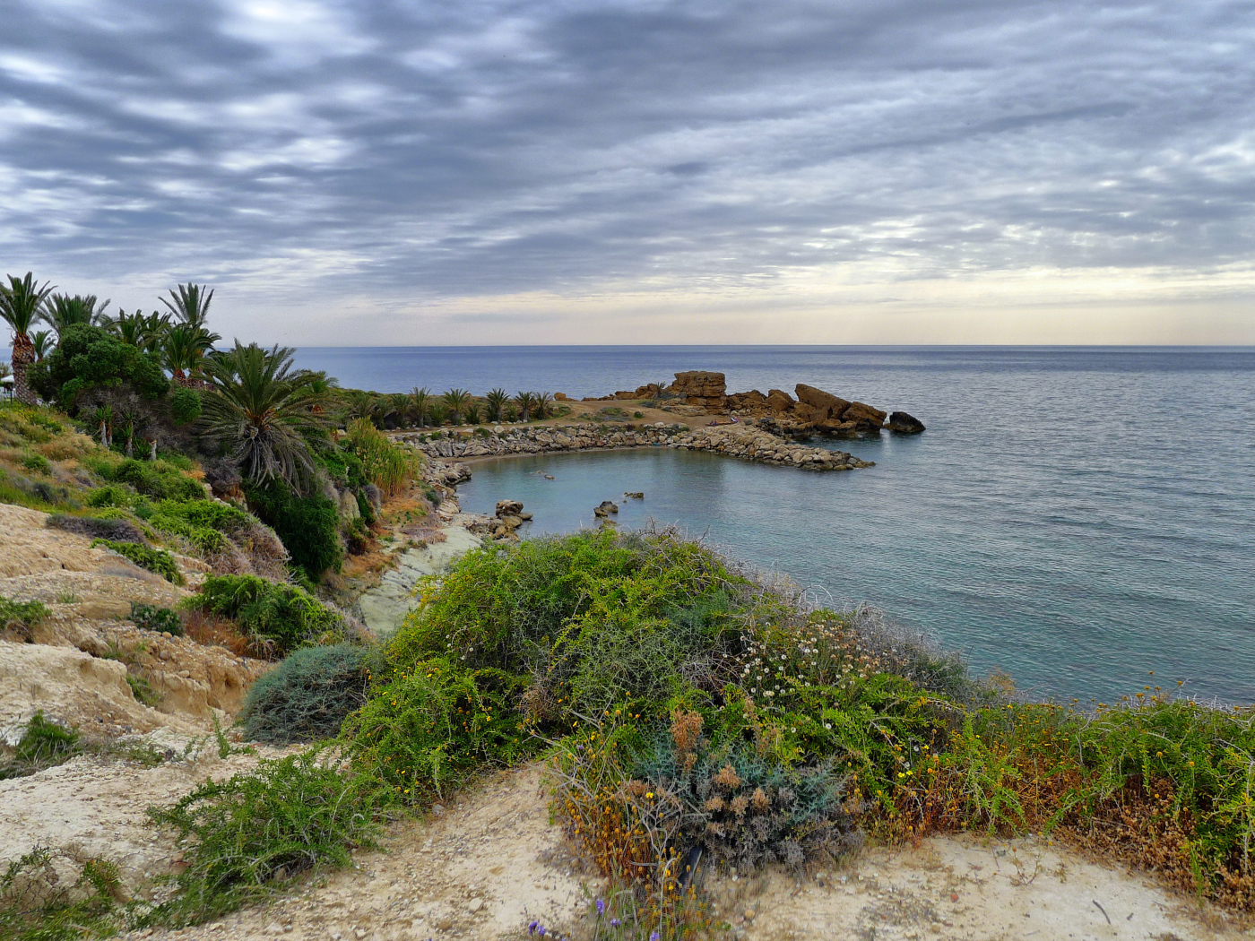 the Mediterranean Sea View, Peyia Resort, South Cyprus Desktop wallpaper 1400x1050