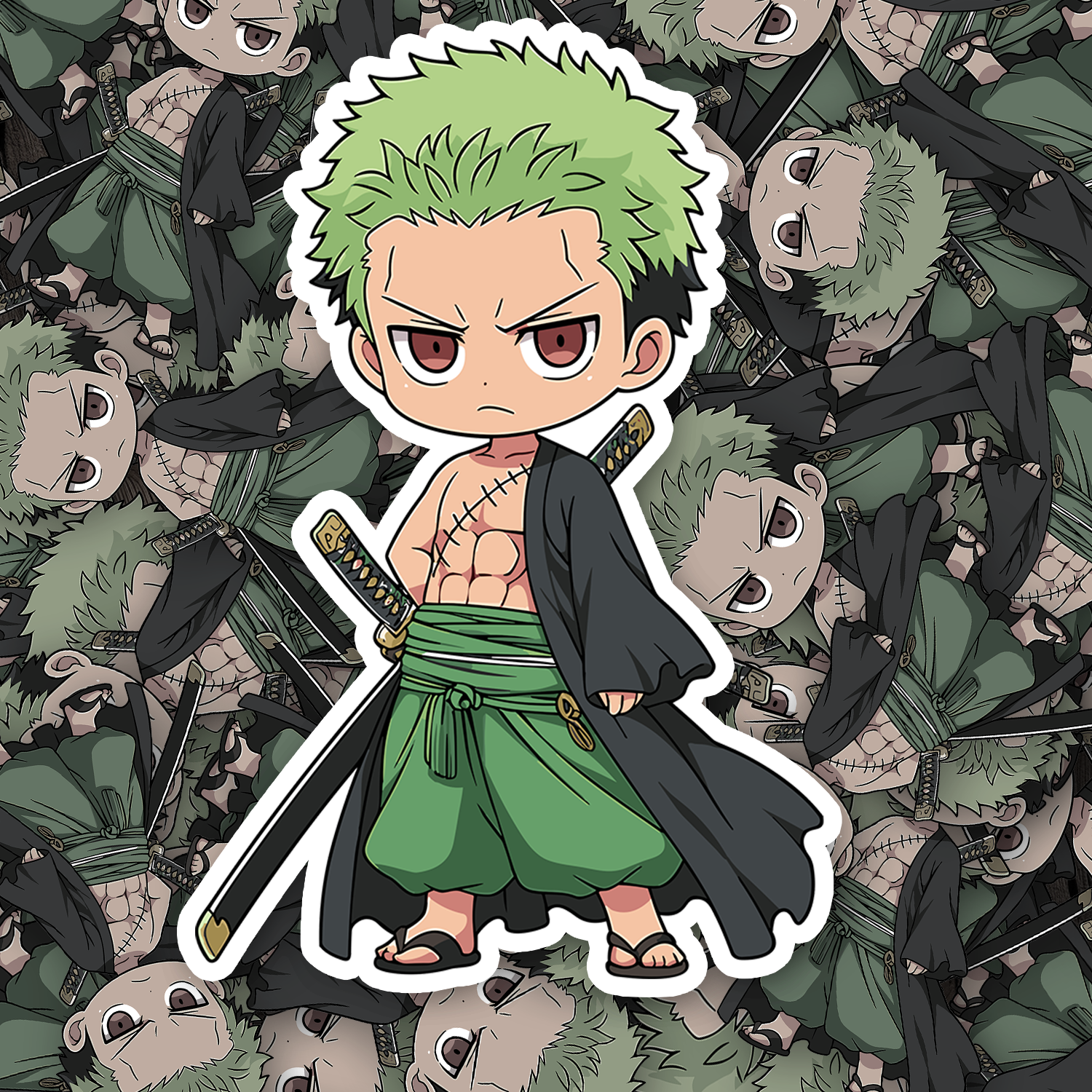 Chibi Zoro Sticker