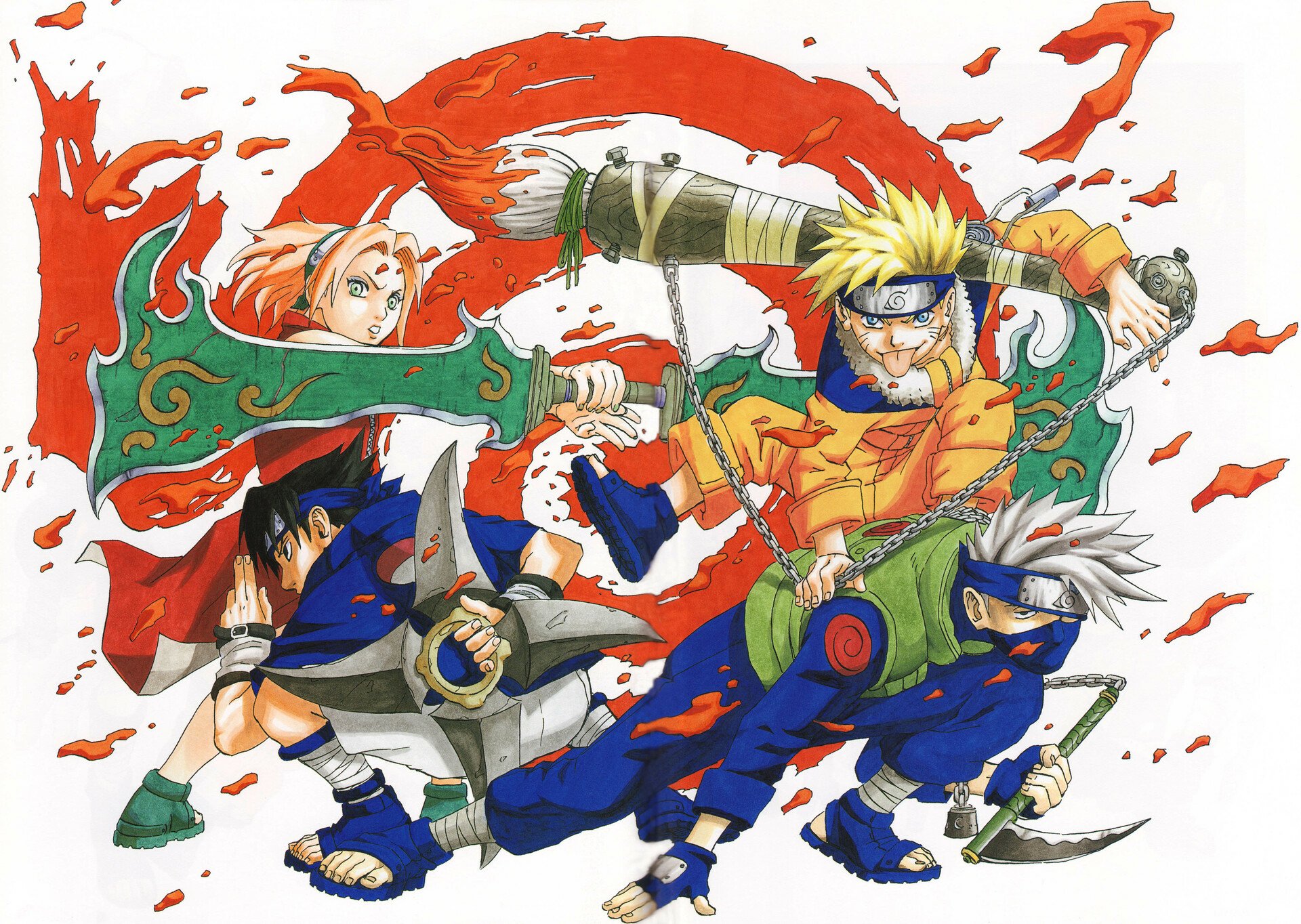 Naruto Team Action Wallpaper