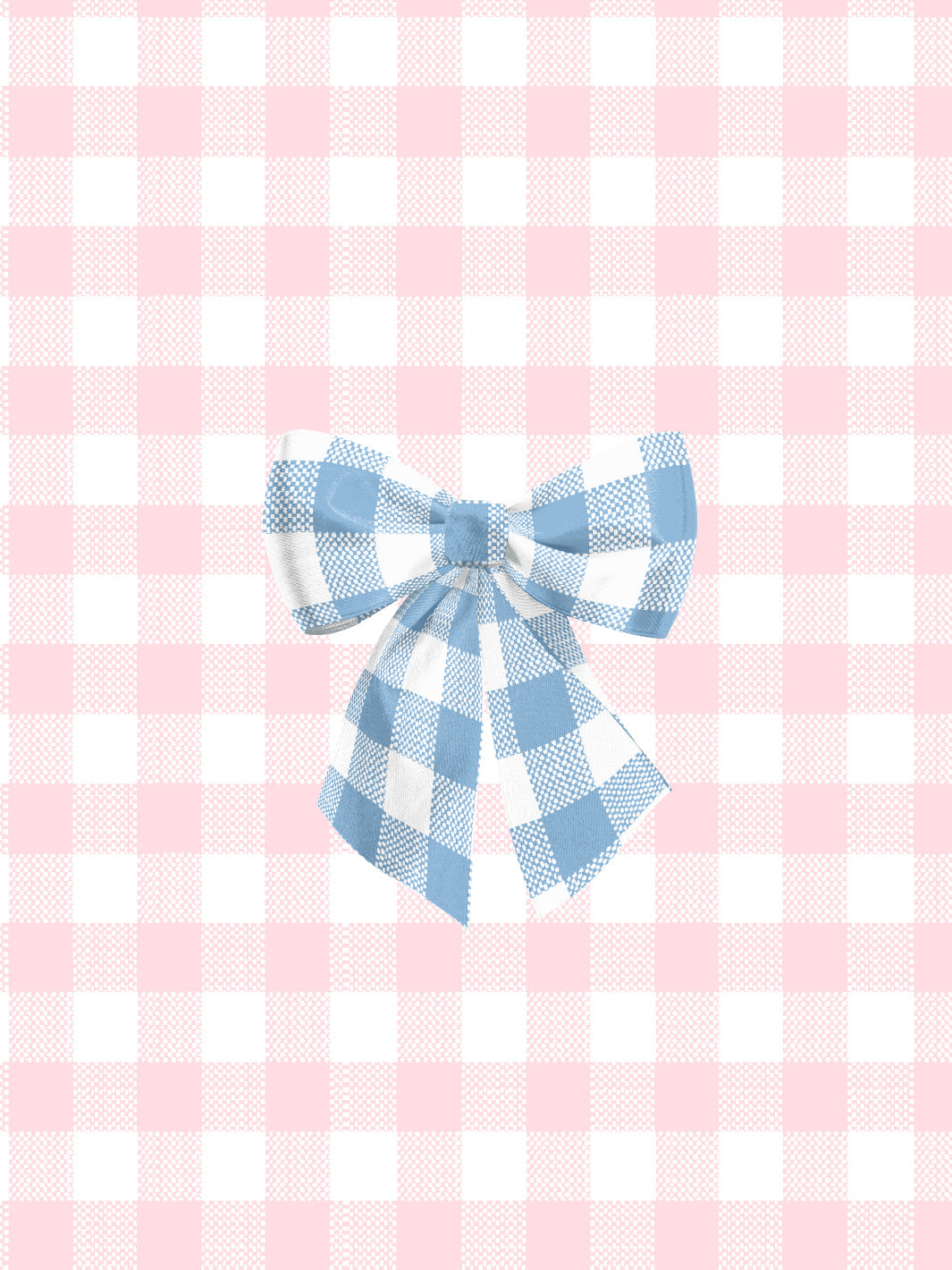 'Barbie™ Gingham Bow' Wallpaper by Barbie™ on Ballet Slipper