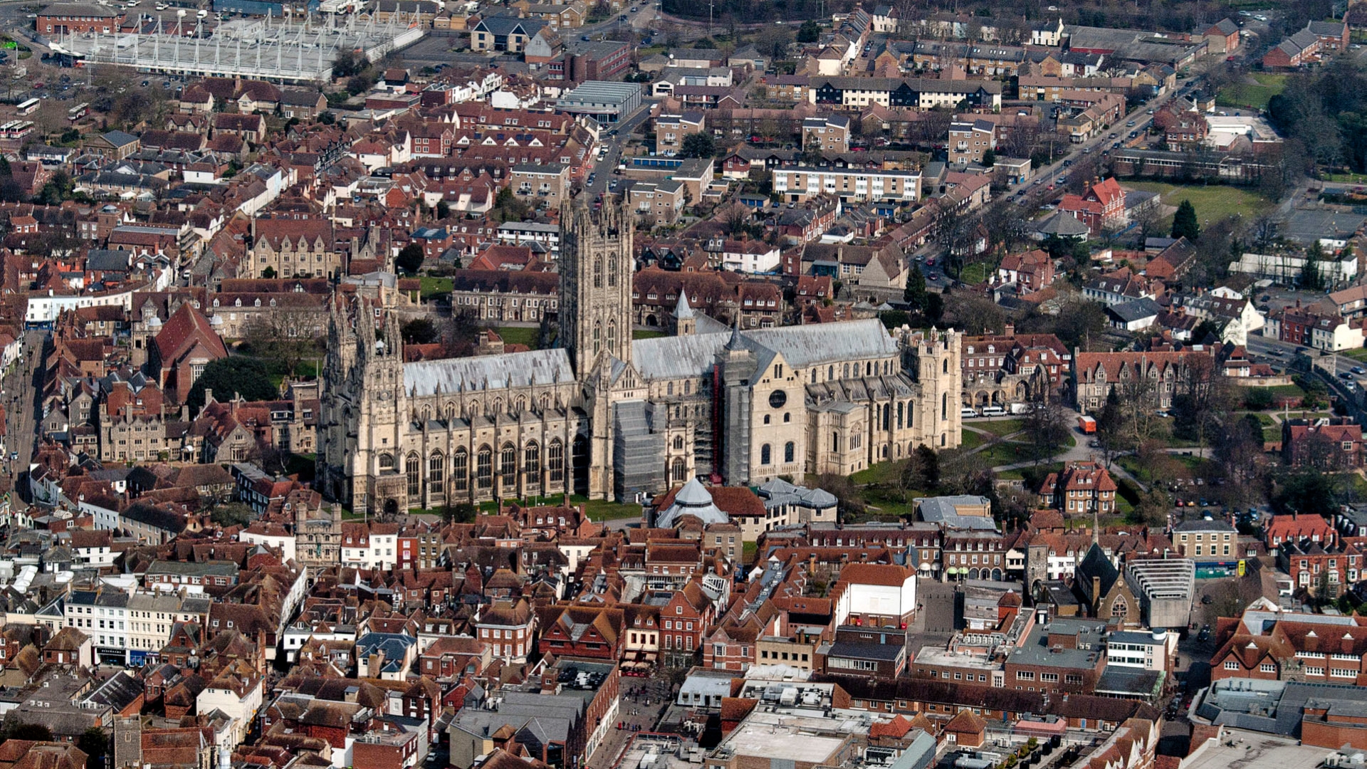Download Religious Canterbury Cathedral HD Wallpaper