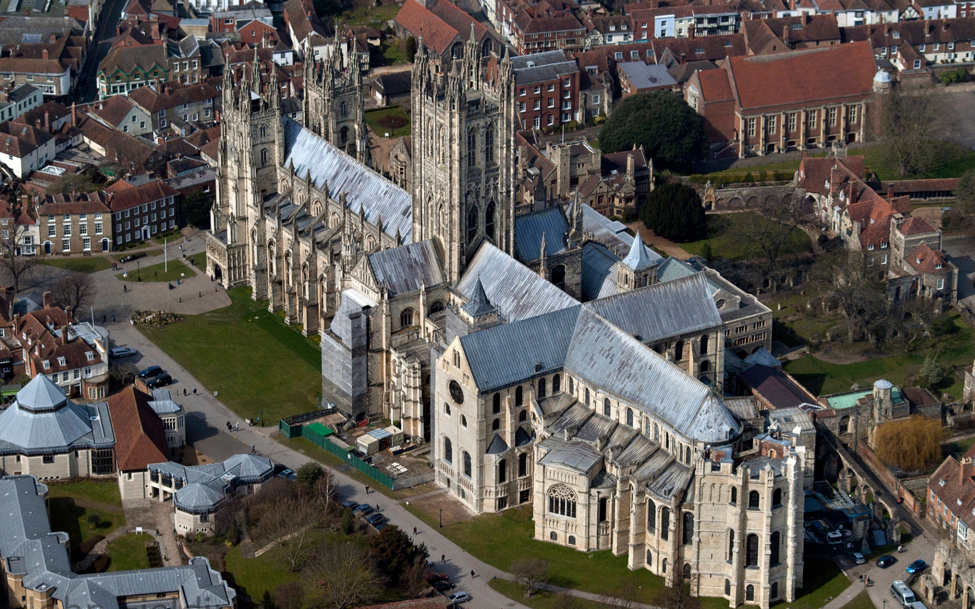 Download Religious Canterbury Cathedral HD Wallpaper