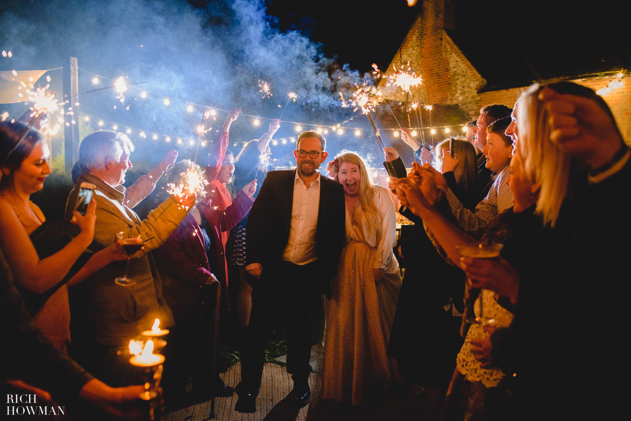 Wedding Sparkler Photo 'How To' Guide for Couples