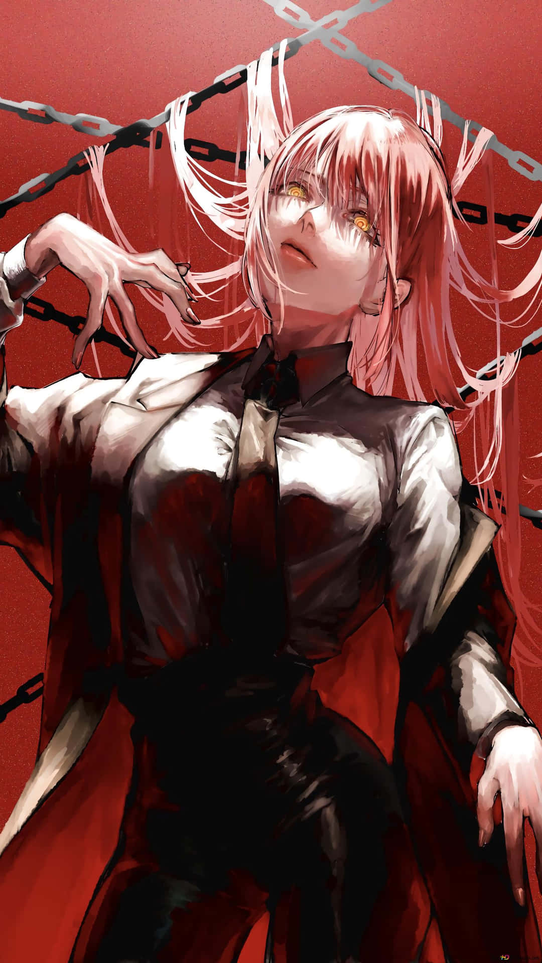 Download Makima Chainsaw Man dominates the city Wallpaper