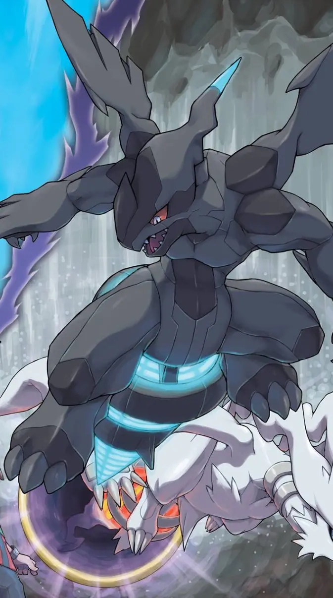 Zekrom and Reshiram wallpaper