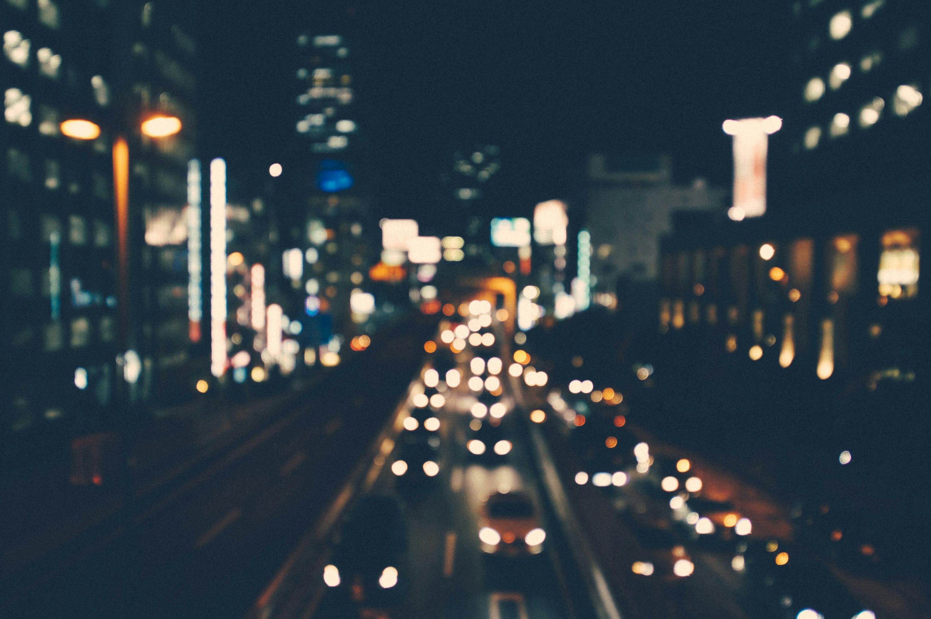 Blur City Picture. Download Free Image