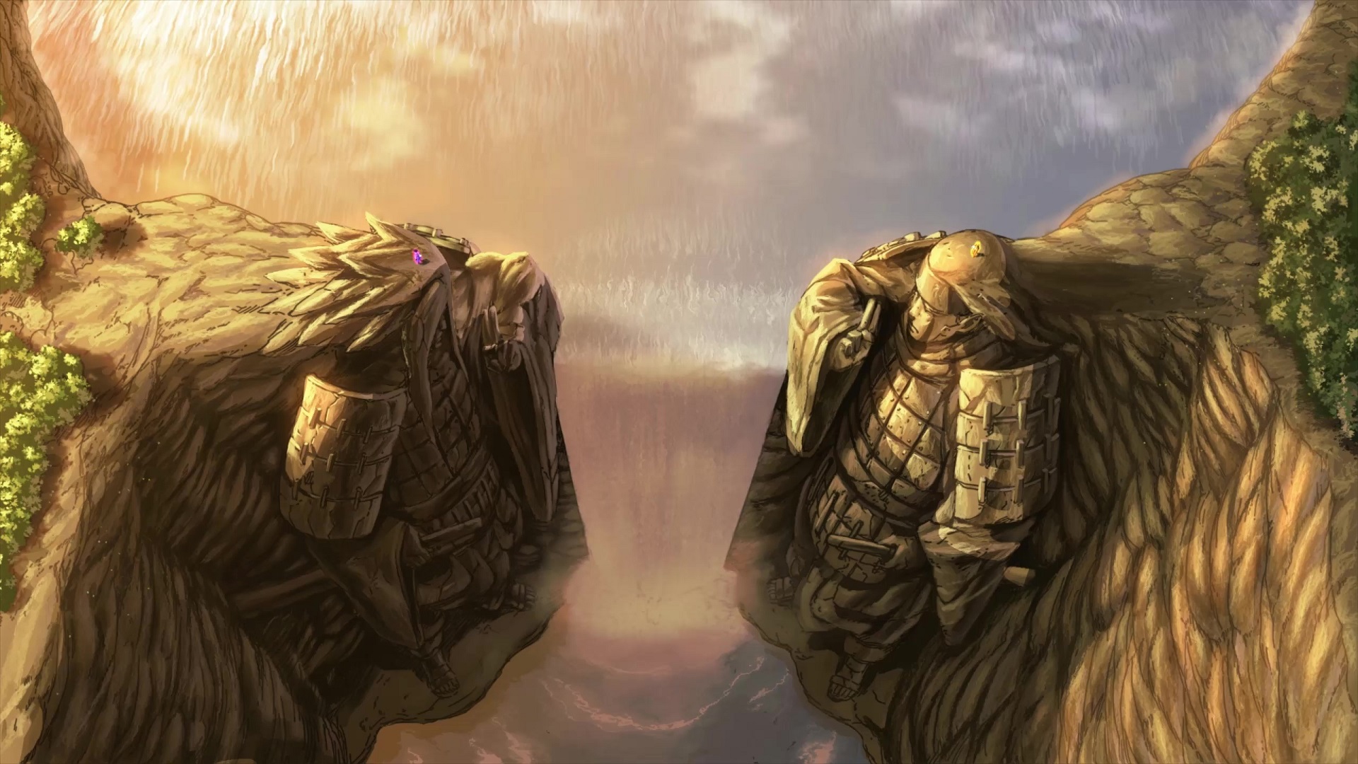 Uchiha Sasuke Vs Uzumaki Naruto Valley Of The End Live Wallpaper