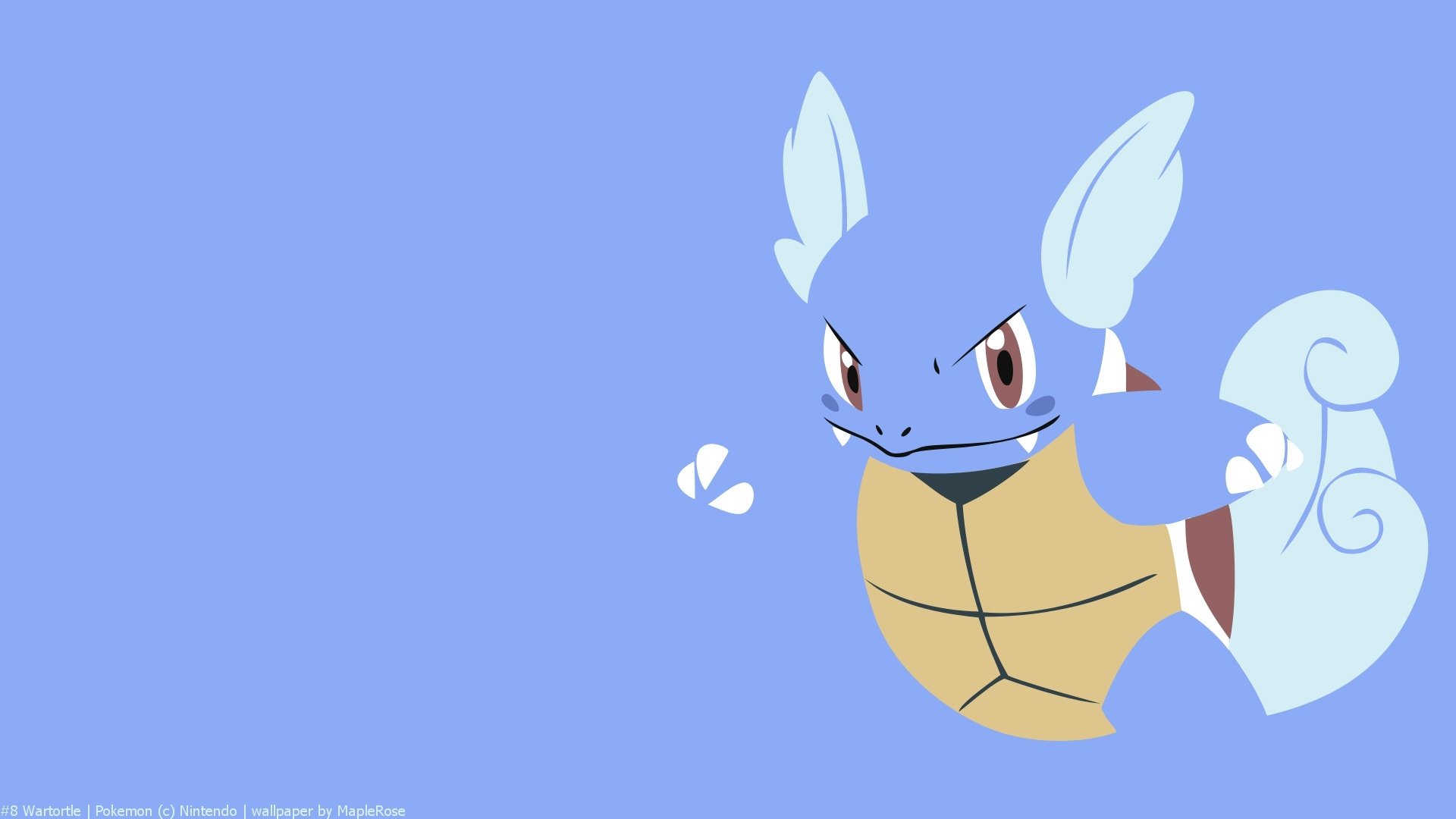 Download Minimalist Wartortle (Pokémon) Anime Pokemon Minimalist Anime HD Wallpaper