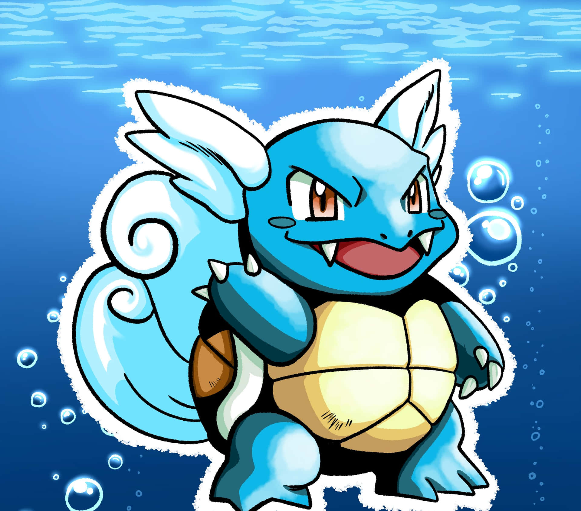 Download Wartortle Under The Sea Wallpaper