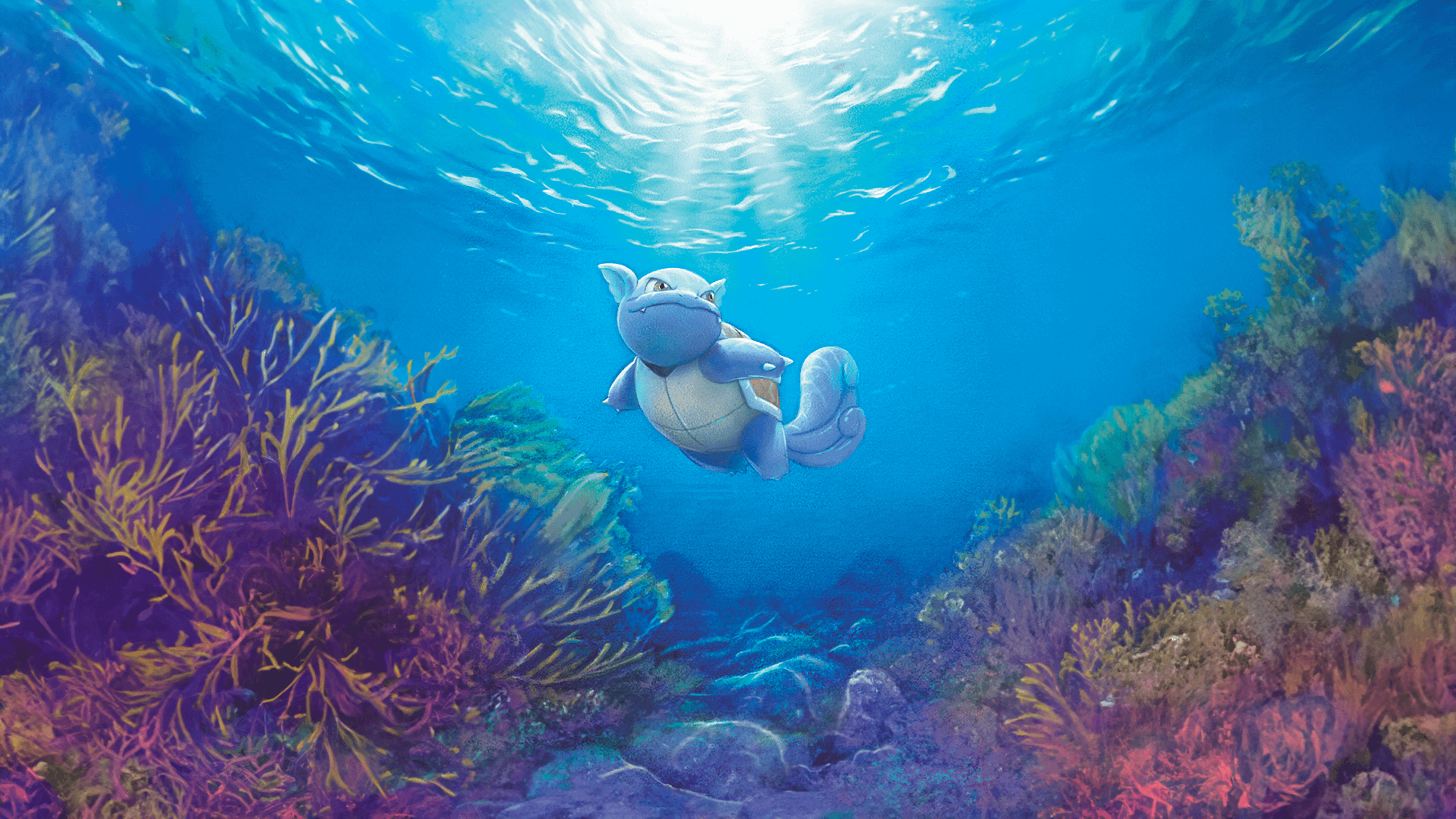 Wartortle 171 165 Art Extension 16:9 (4k)