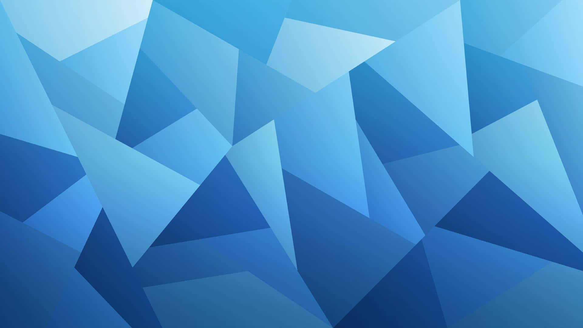 Download Blue Geometric Abstract Wallpaper
