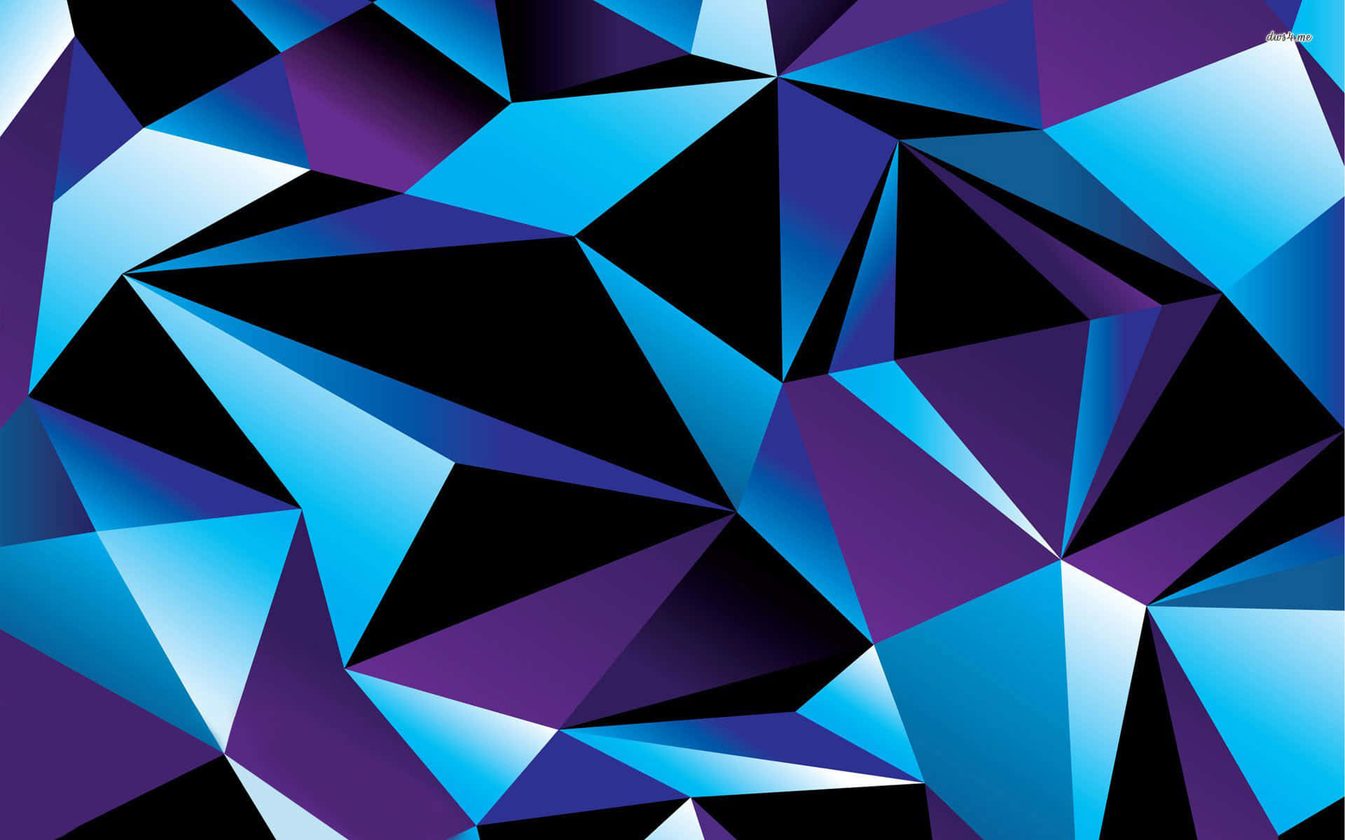 Download Abstract Geometric Art in Blue Wallpaper