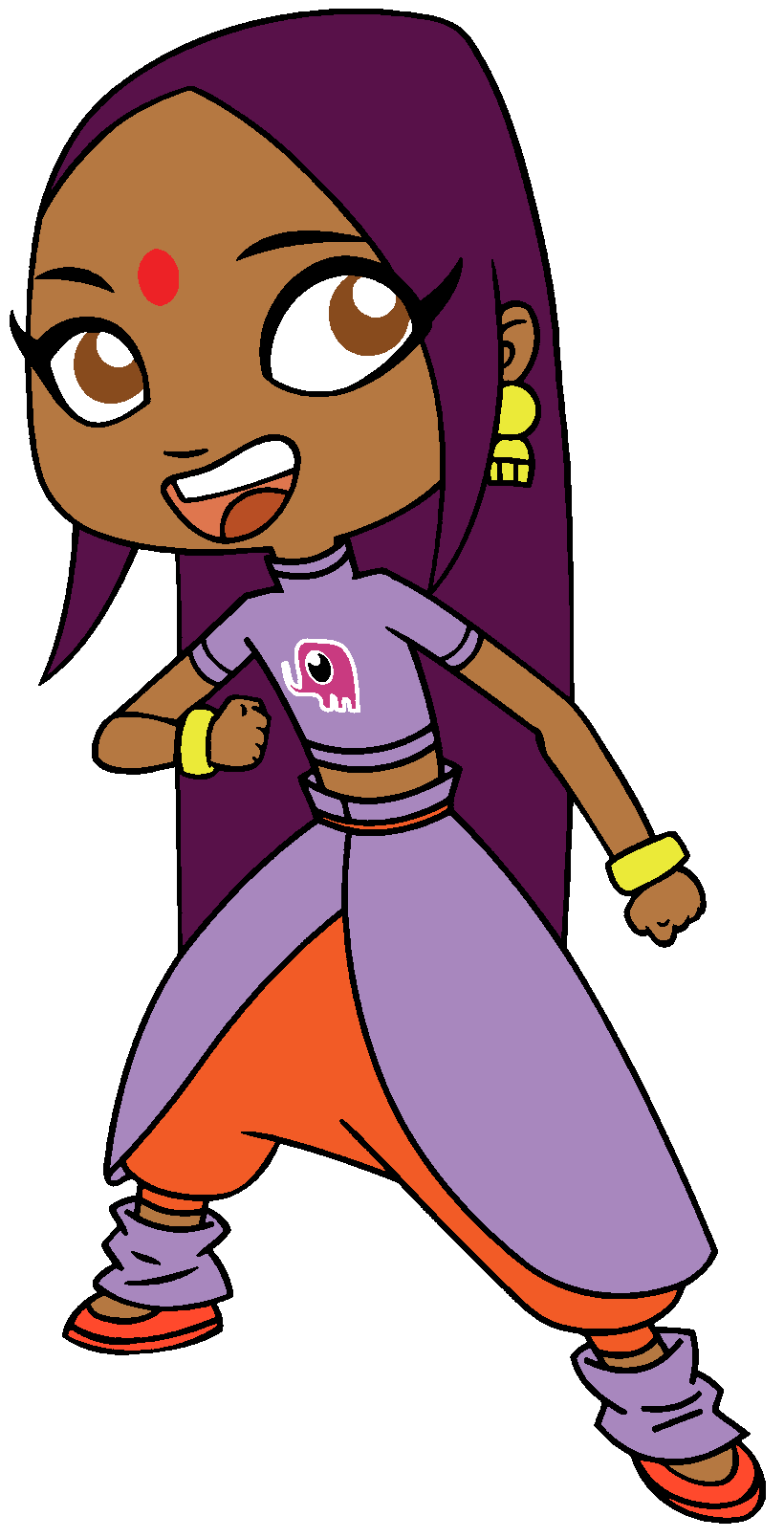 Sally Bollywood One Foot Forwards transparent PNG