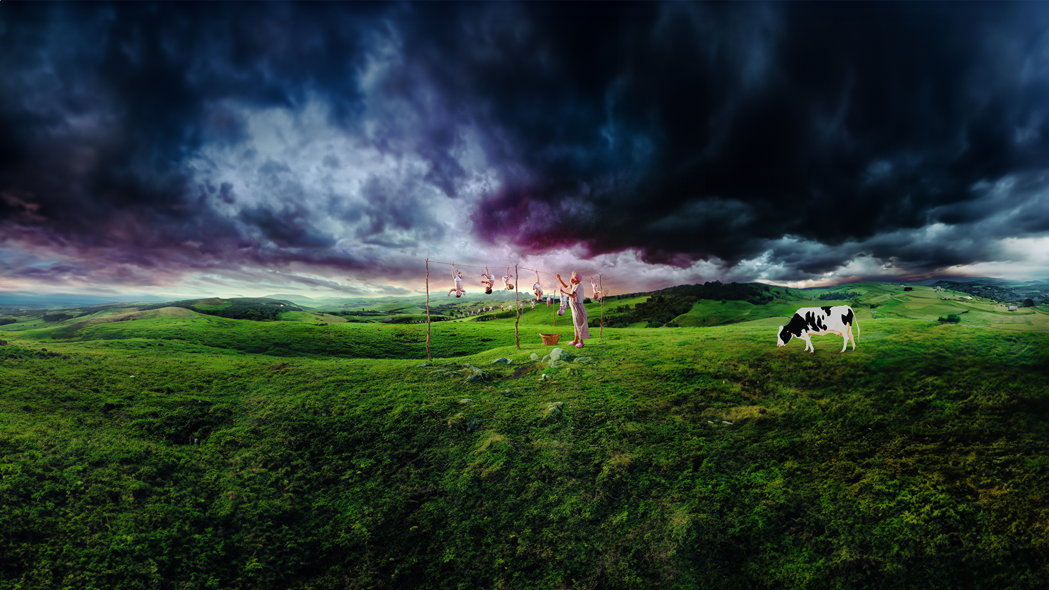 I expanded the Youthanasia album cover of Megadeth with AI