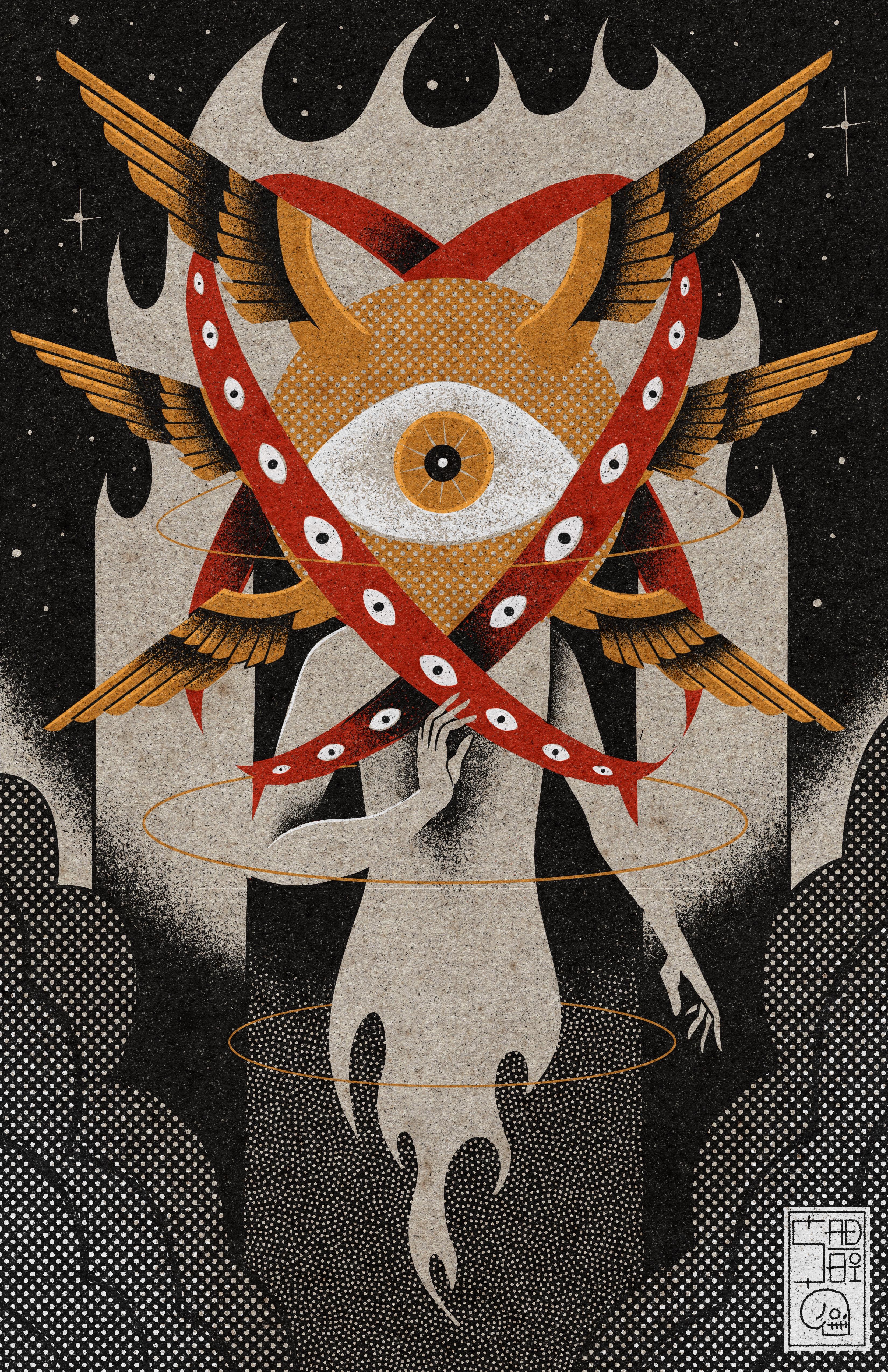 The Ophanim, me, digital, 2021