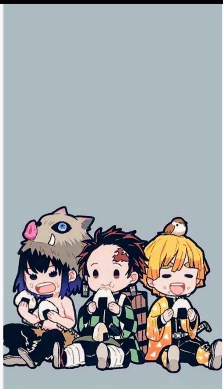Tanjiro, Zenitsu, and Inosuke, ❤