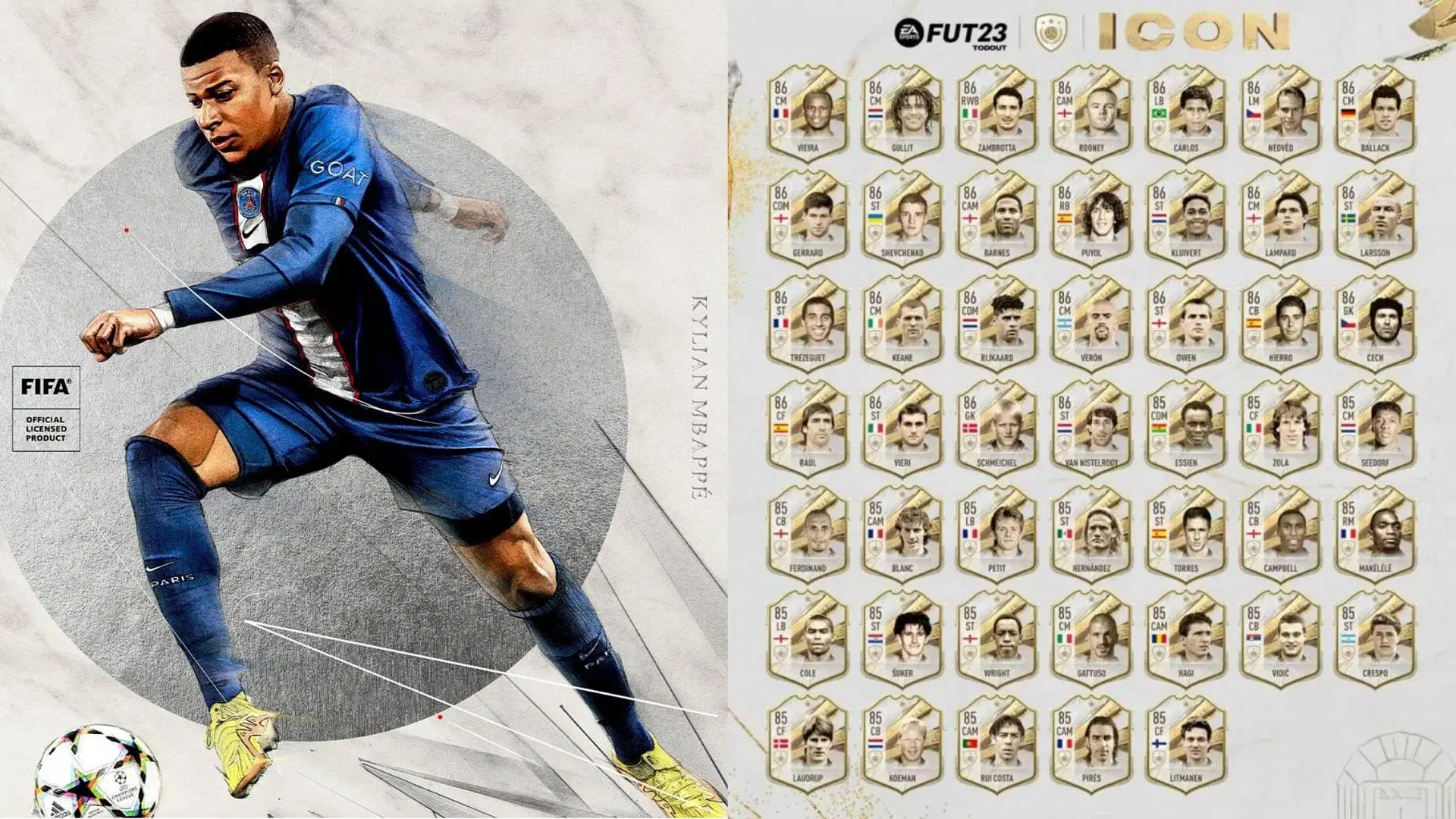 FIFA 23 Base Icon Player Pick SBC: Complete list of all rewards obtainable in game