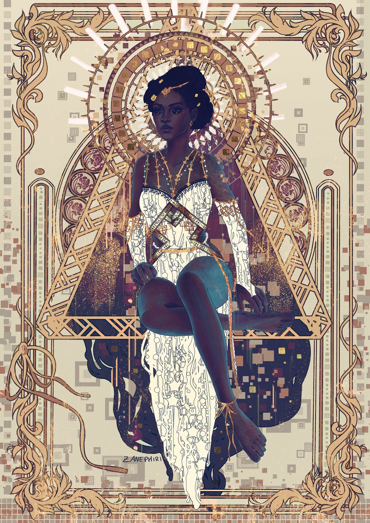 No Spoilers Fan art of Mel from Arcane