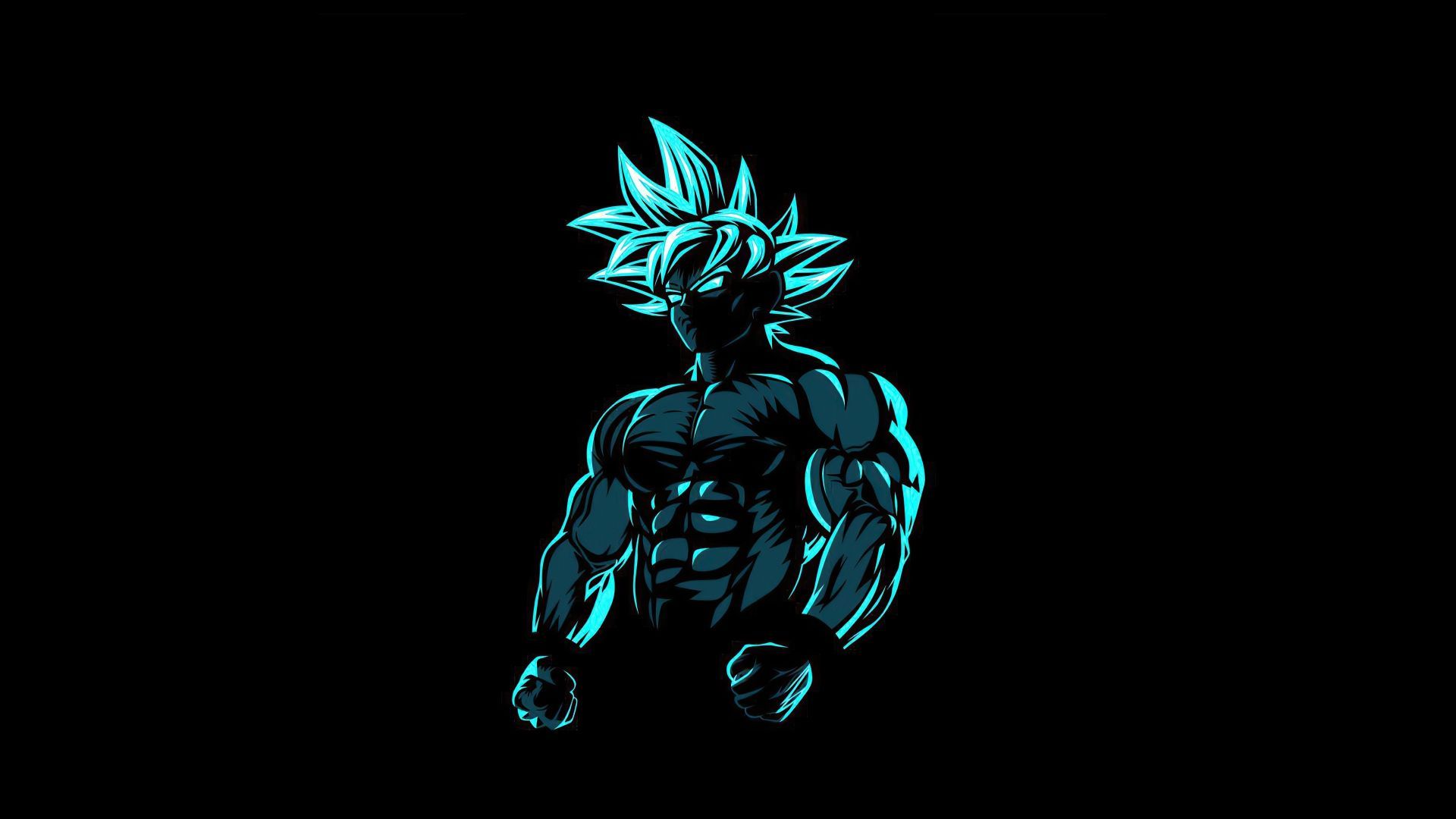 Desktop Wallpaper Anime, Beast Goku, Dark, HD Image, Picture, Background, 303ae8