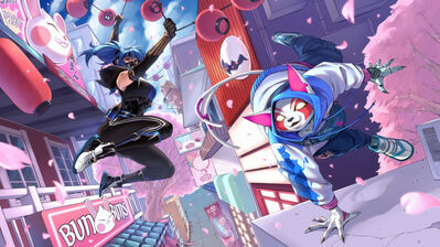 Fortnite Shadow Blade Hope Nyanja 4K Wallpaper iPhone HD Phone b