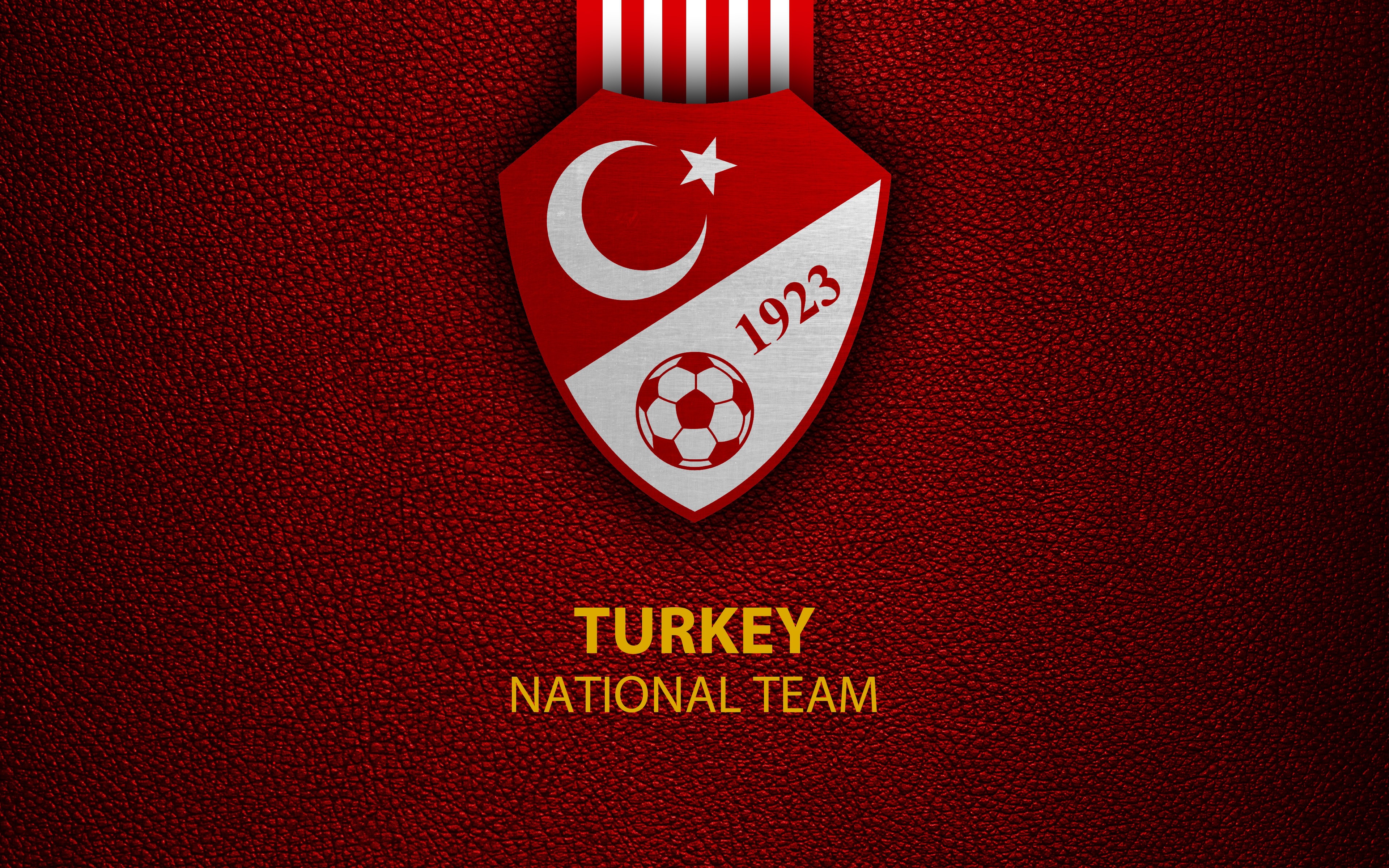 Wallpaper wallpaper, sport, logo, football, Turkey, National team for mobile and desktop, section спорт, resolution 3840x2400